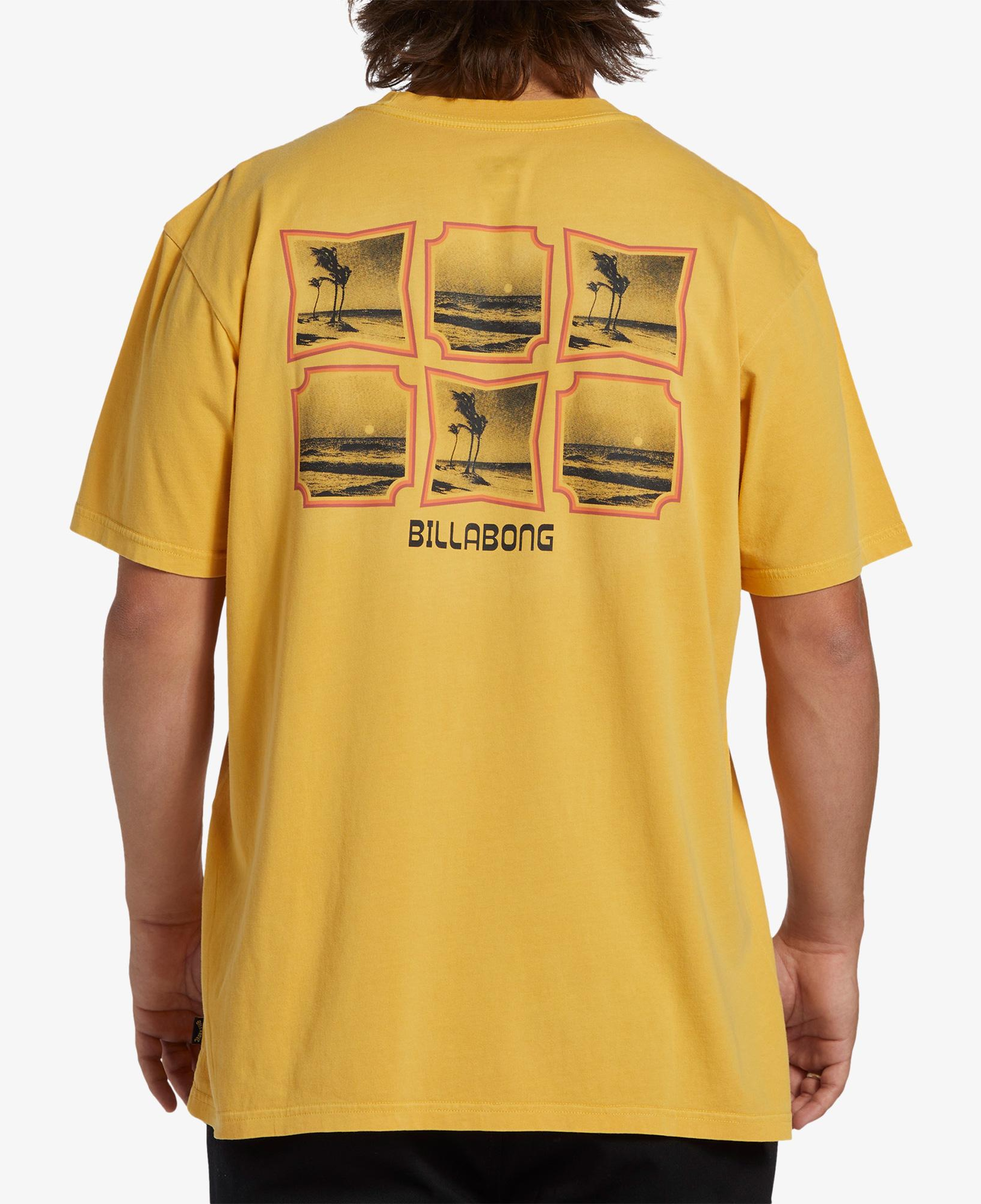 Billabong Reflections Erkek Sarı Günlük T-Shirt