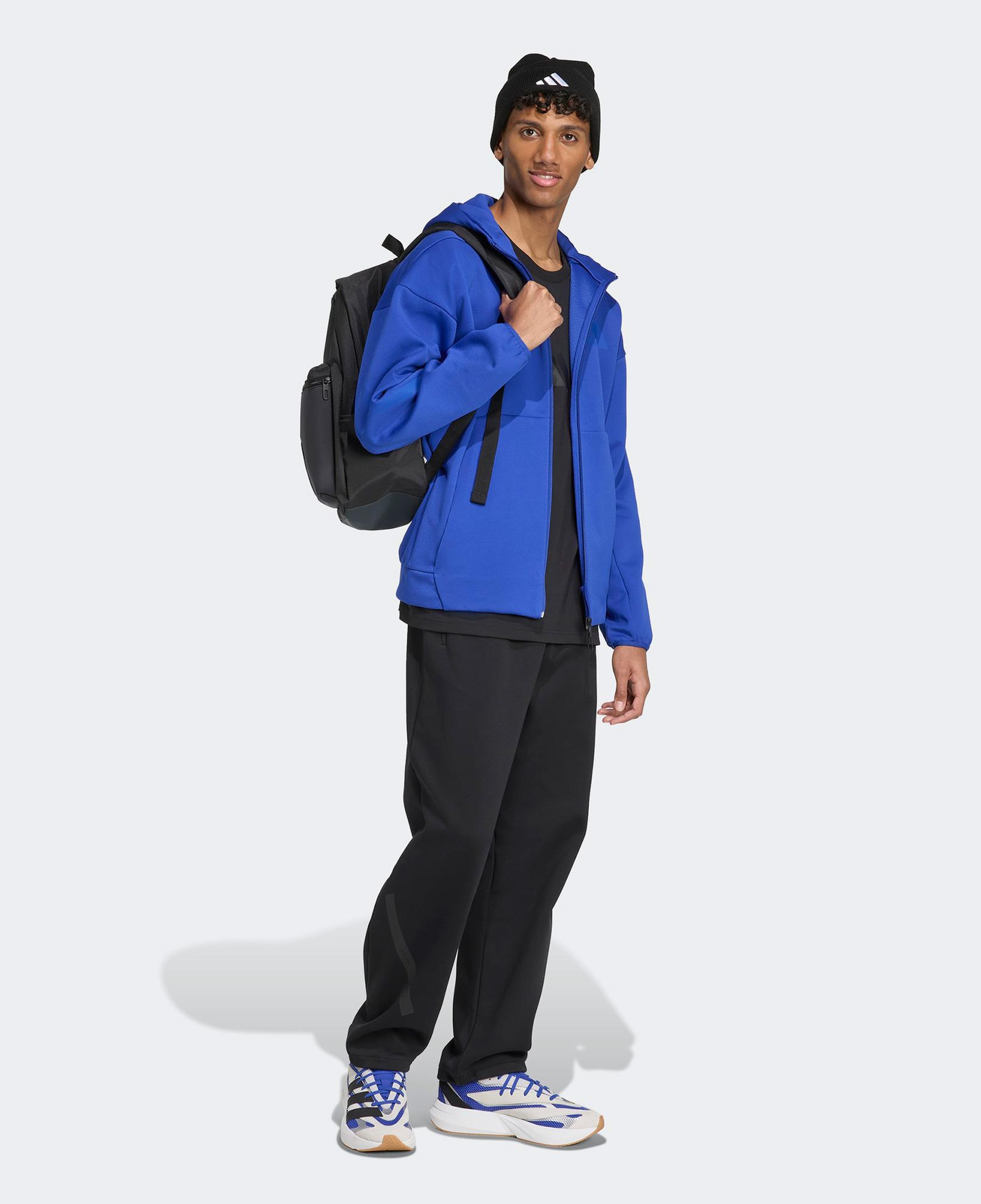 adidas Z.N.E. Full Zip Erkek Mavi Eşofman Üstü