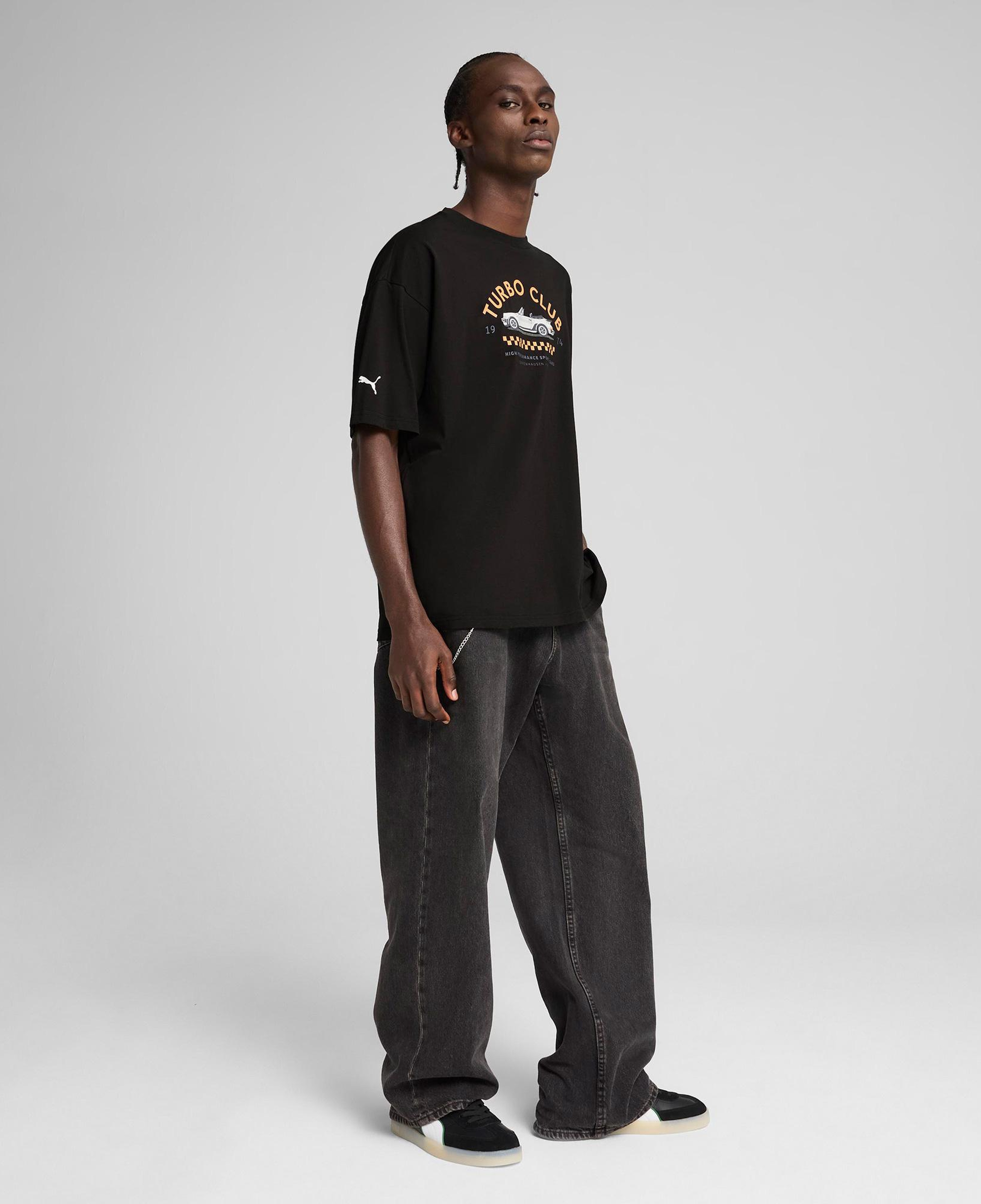 Puma Pl Graphic 2 Erkek Siyah T-Shirt