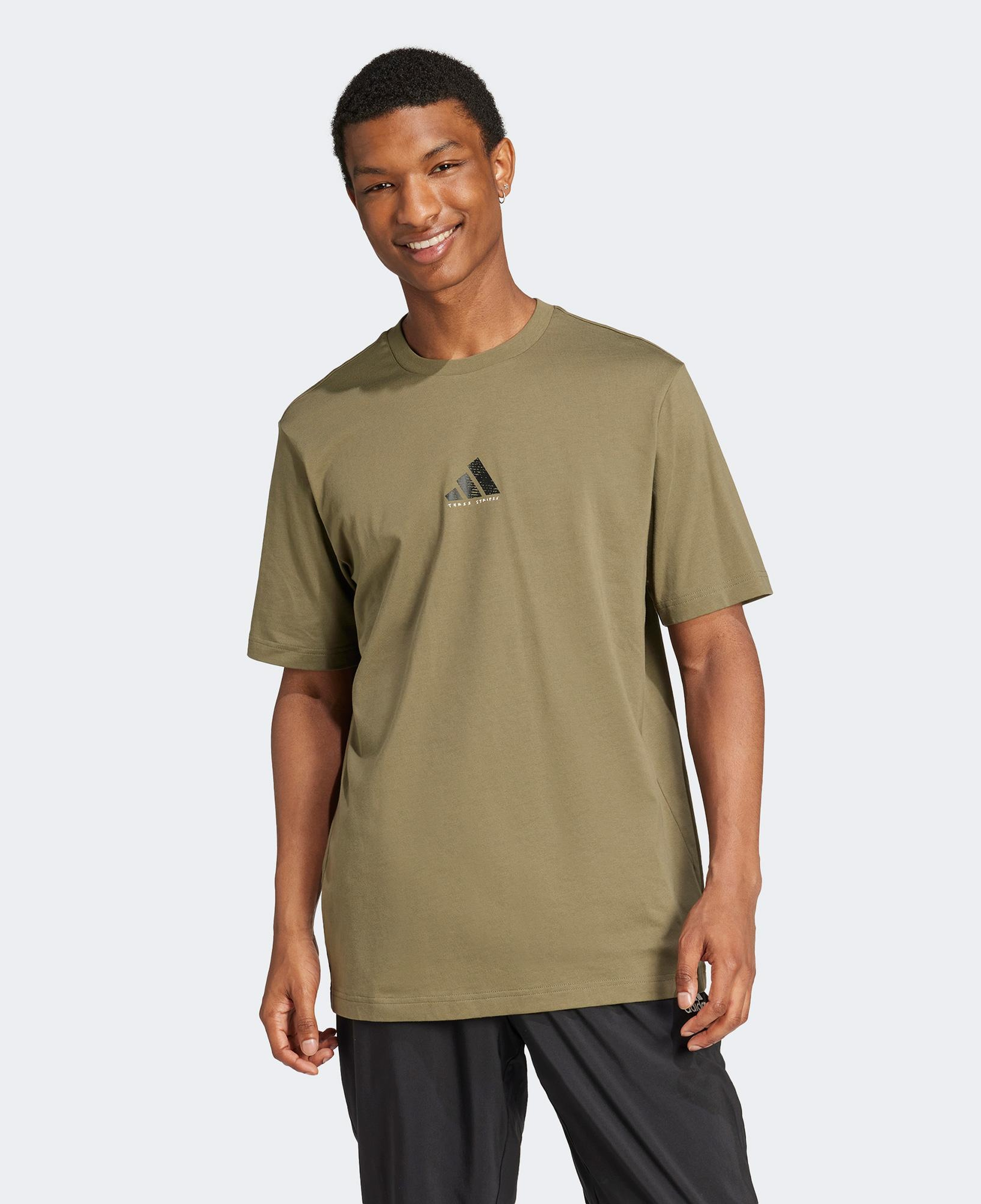 adidas Codes Photoreal Graphic Erkek Yeşil T-Shirt