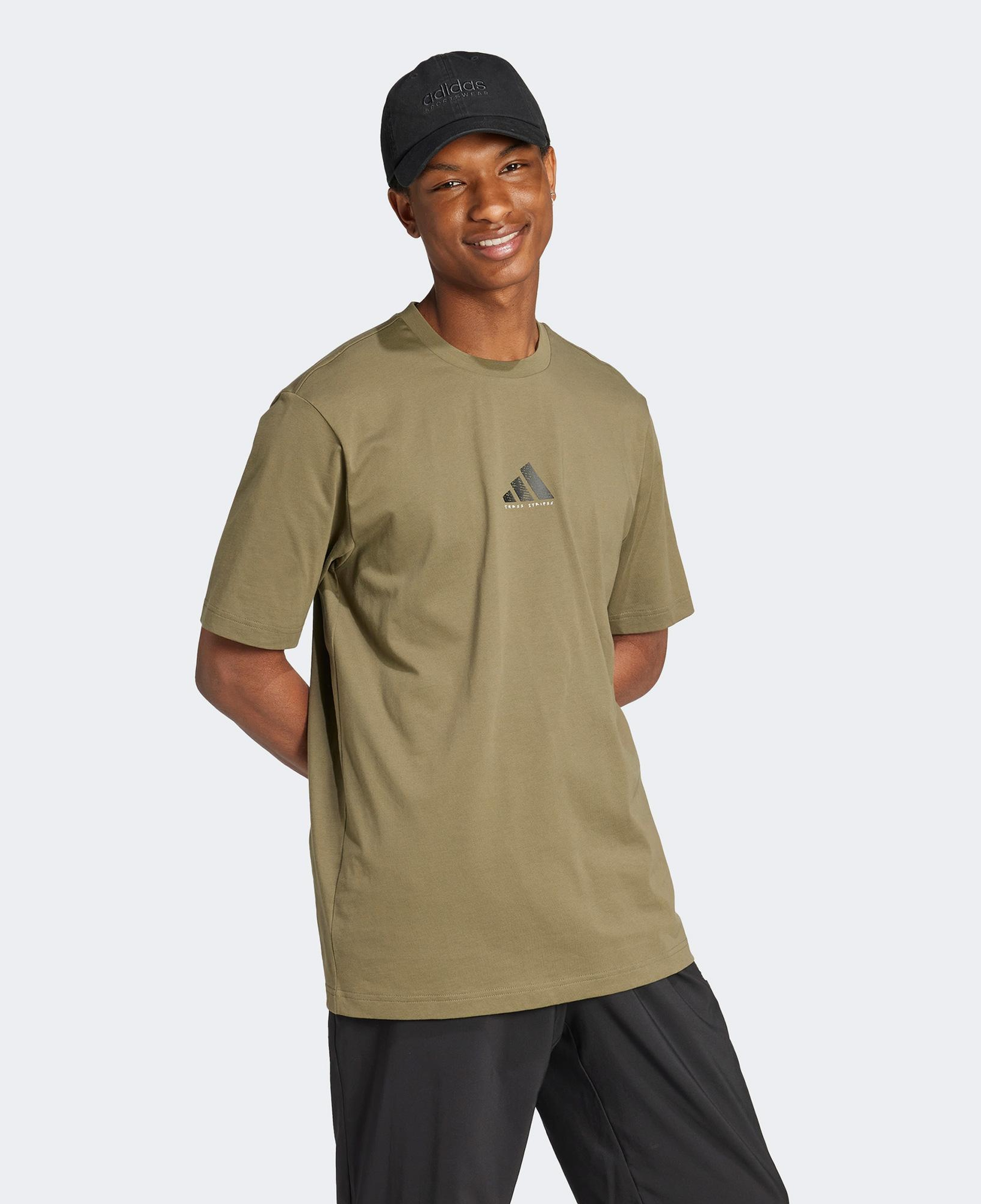 adidas Codes Photoreal Graphic Erkek Yeşil T-Shirt