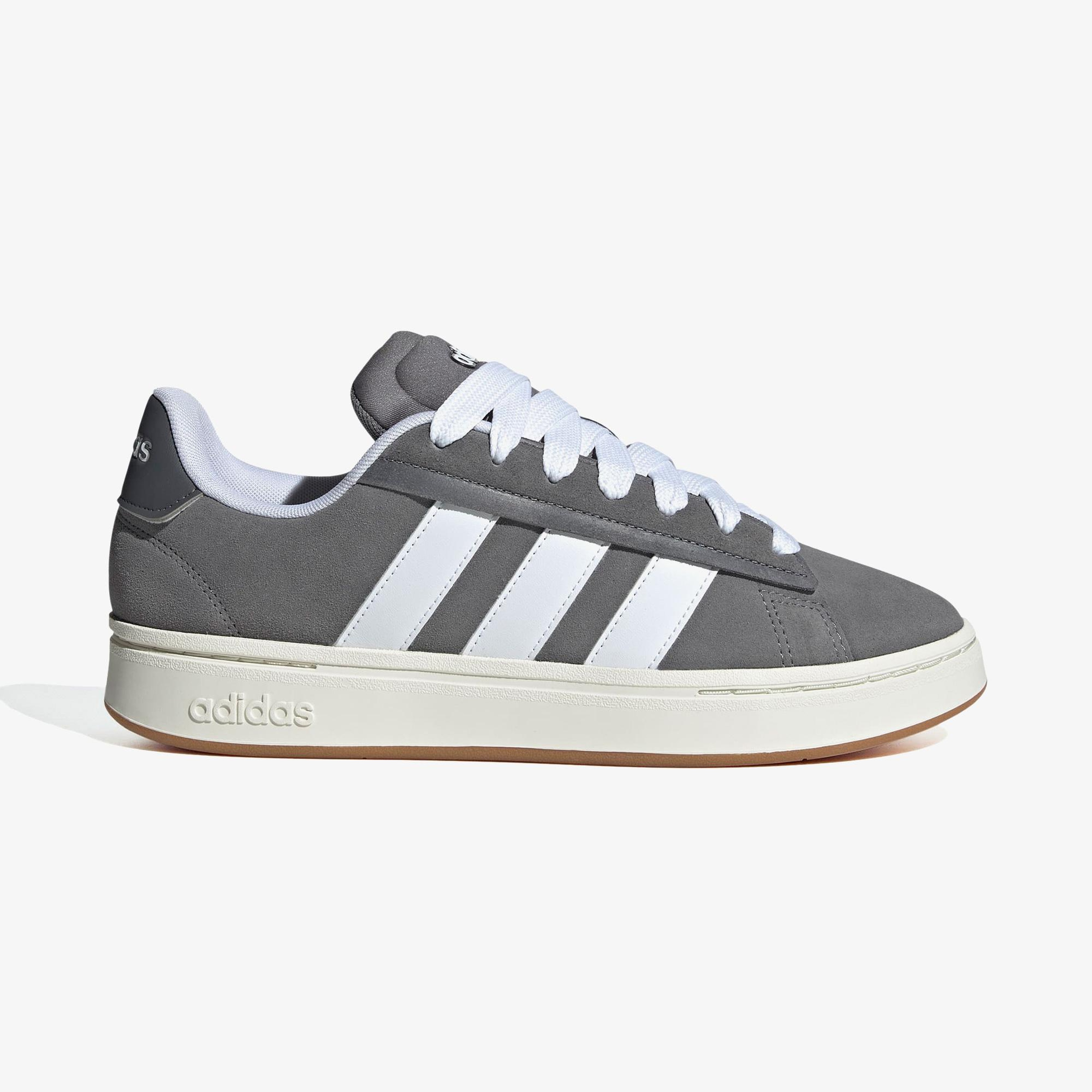 adidas Grand Court Alpha Erkek Gri Spor Ayakkabı
