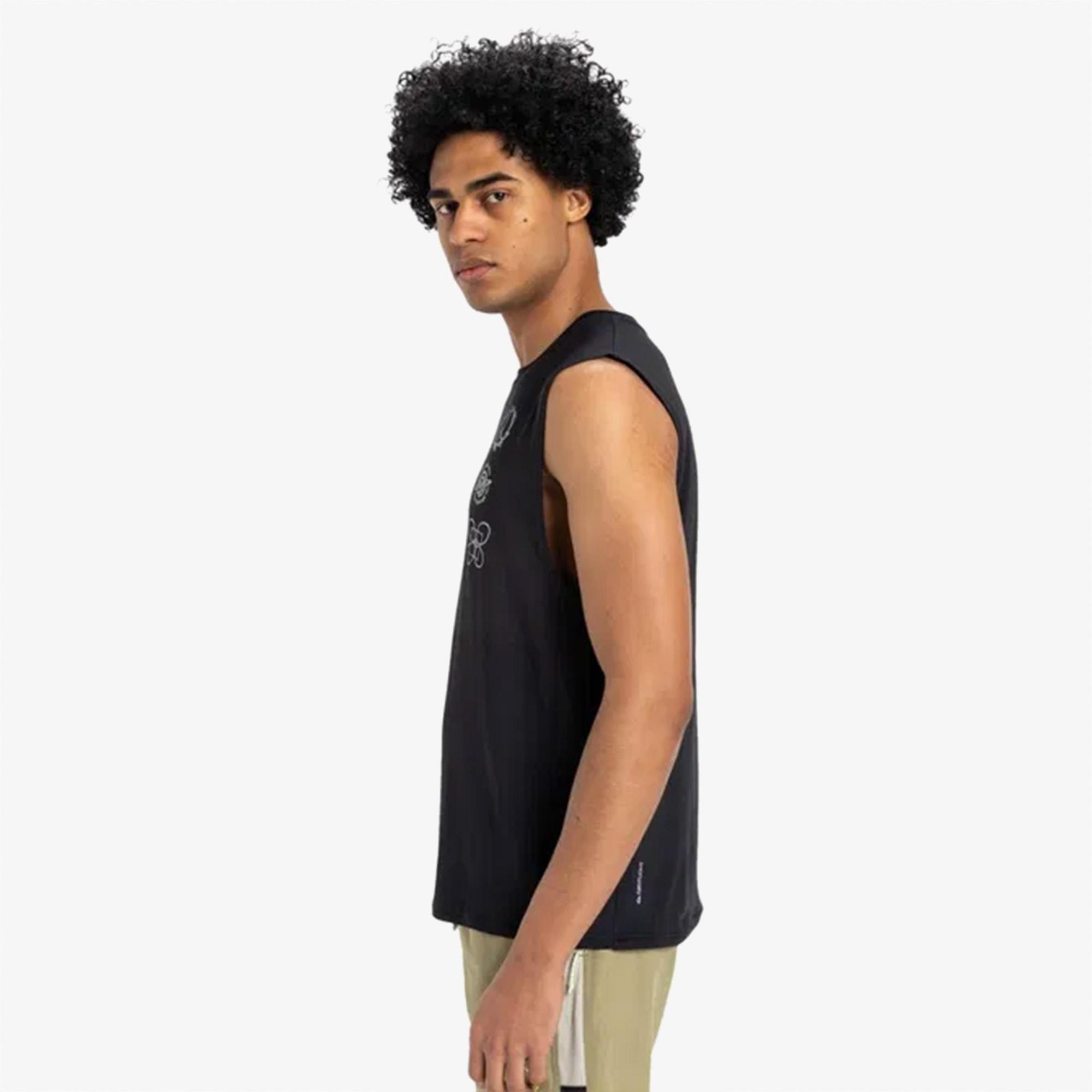 Quiksilver Lap Time Muscle Erkek Siyah Atlet