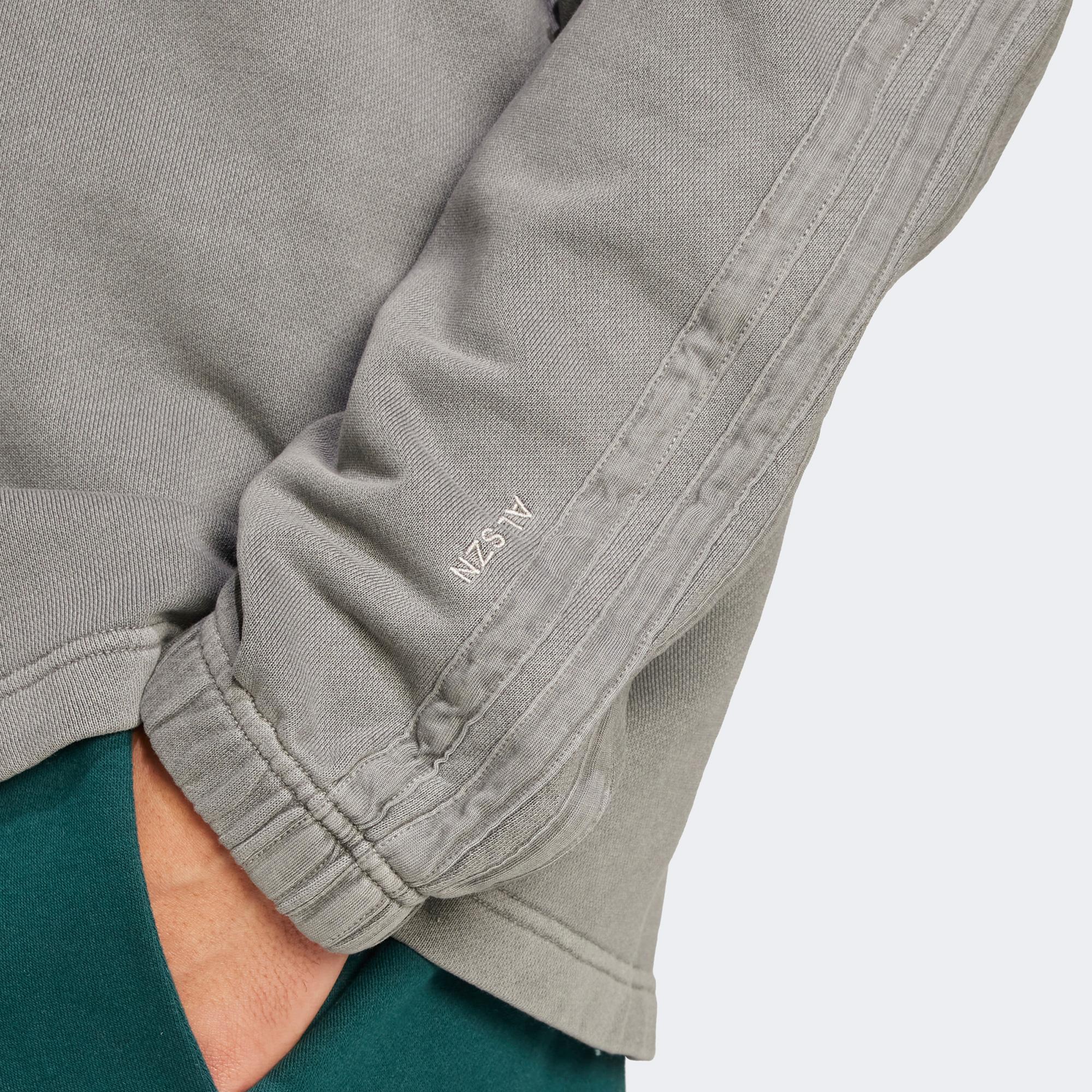 adidas All Szn French Terry Washed Erkek Siyah Sweatshirt