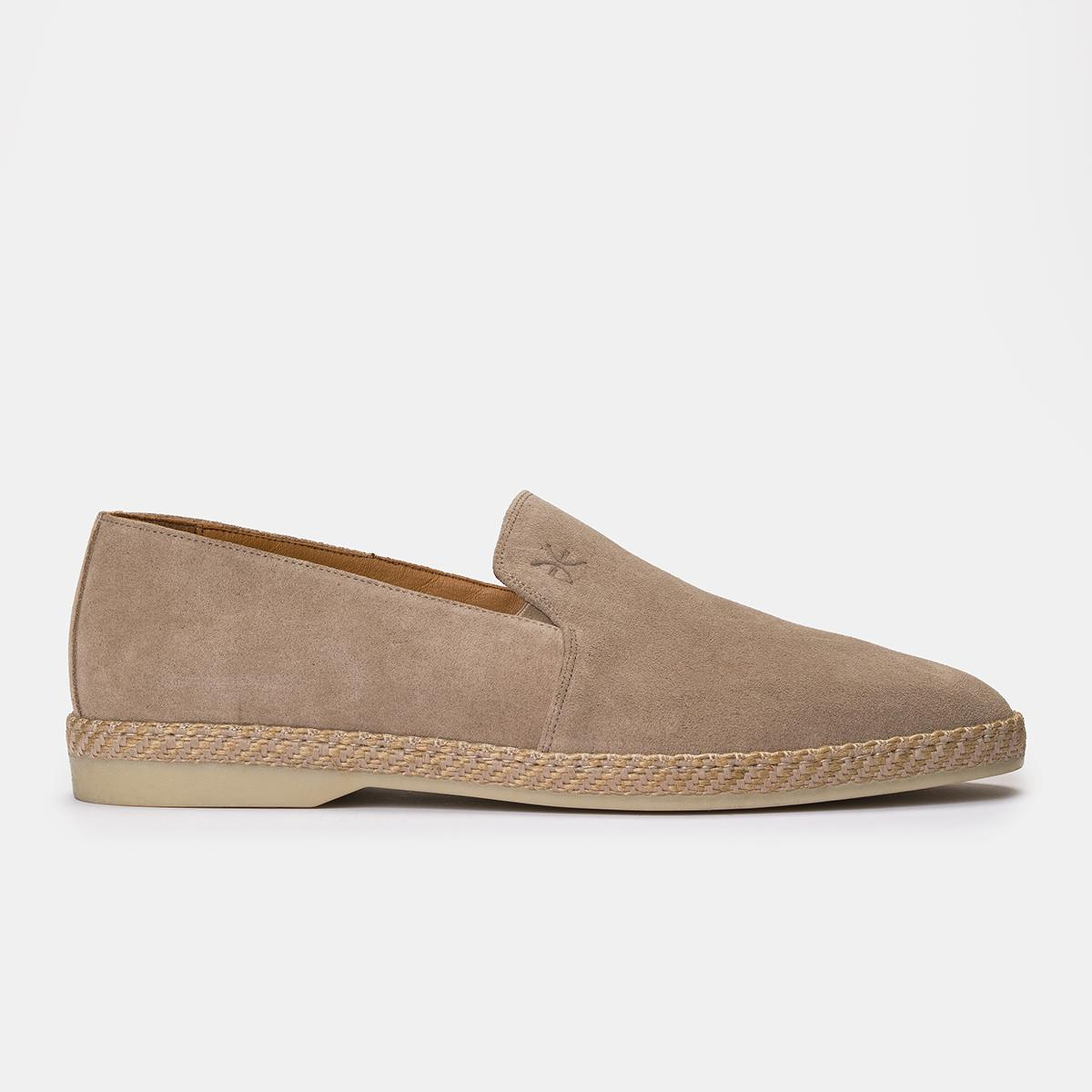 Erkek Bej Süet Espadril