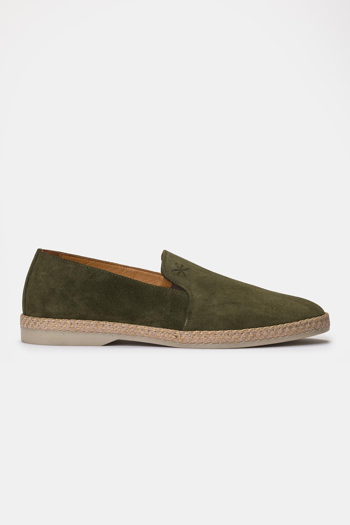 Erkek Haki Süet Espadril