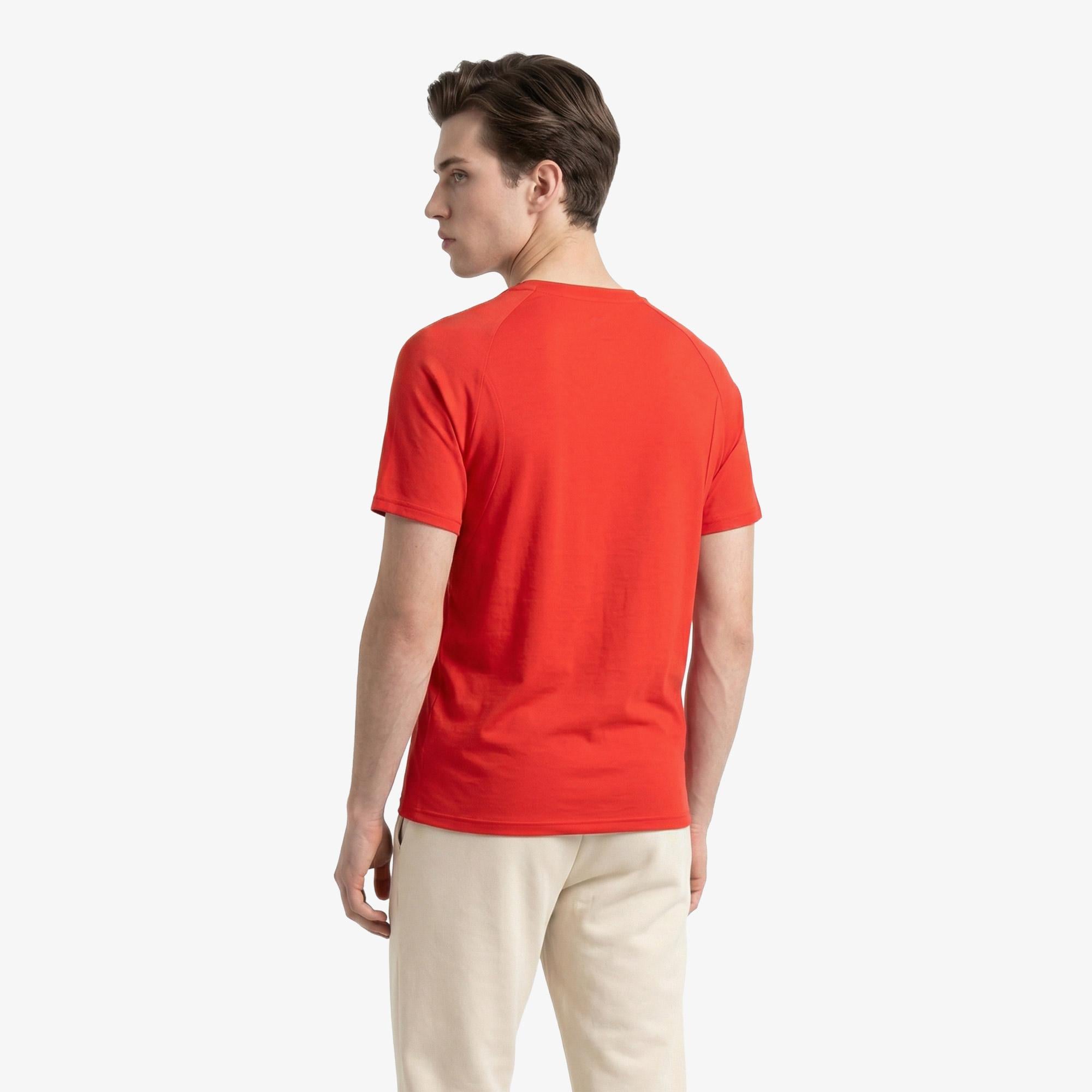 Puma Pwrtrain Fabric Mix Erkek Kırmızı Antrenman T-Shirt