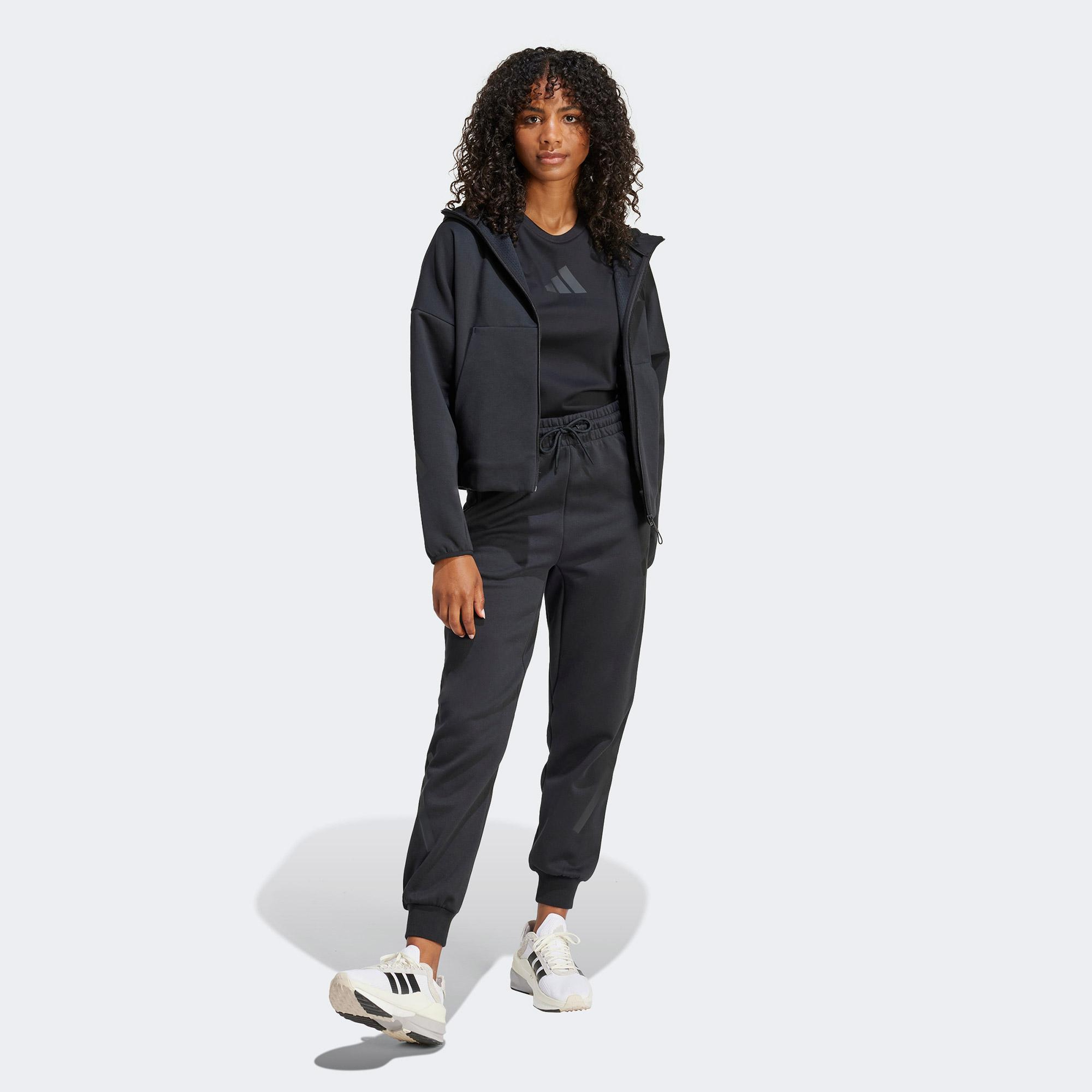 adidas ZNE Kadın Siyah Günlük Sweatshirt