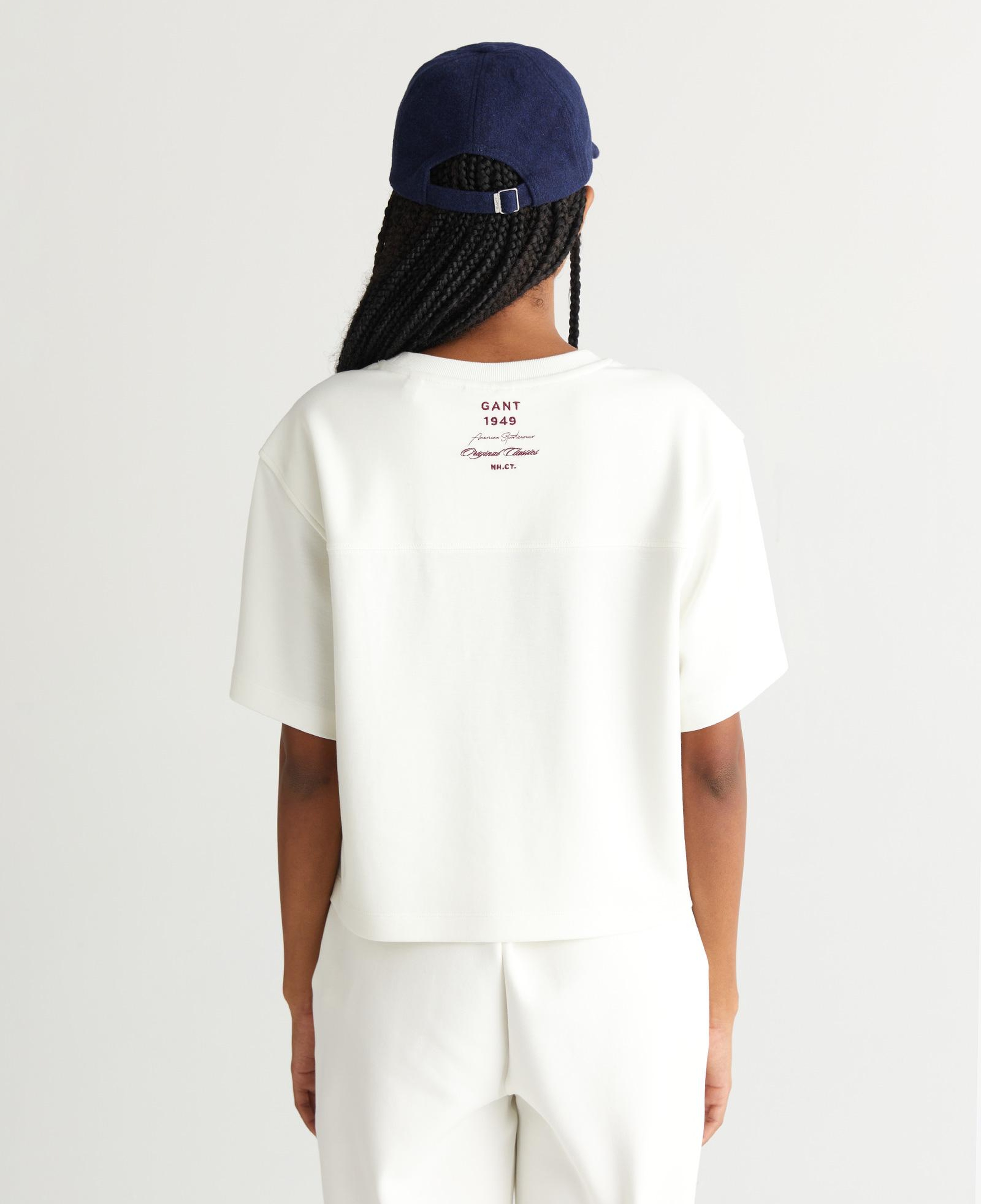 GANT Kadın Krem Relaxed Fit T-Shirt