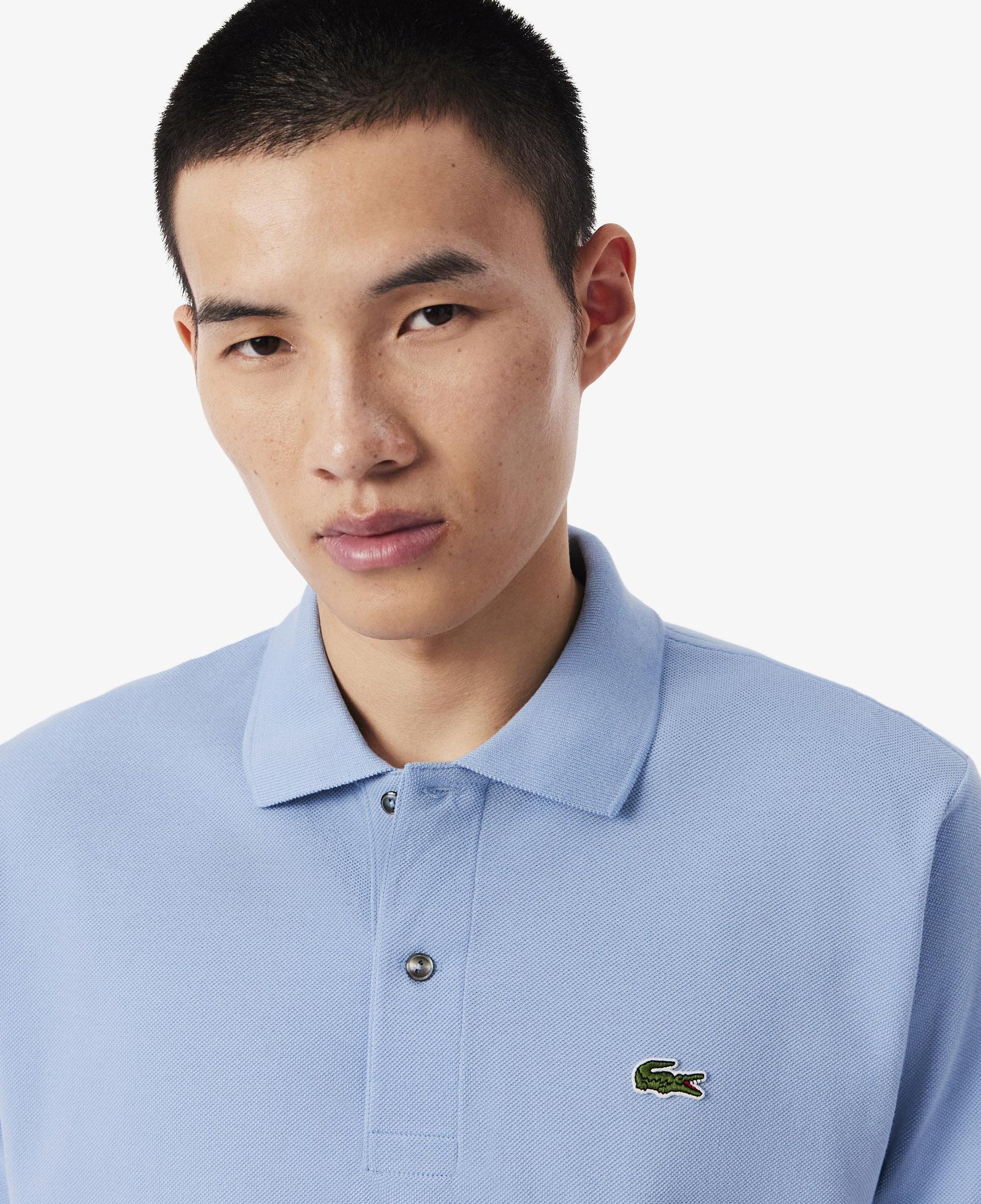 L.12.12 Erkek Classic Fit Mavi Polo