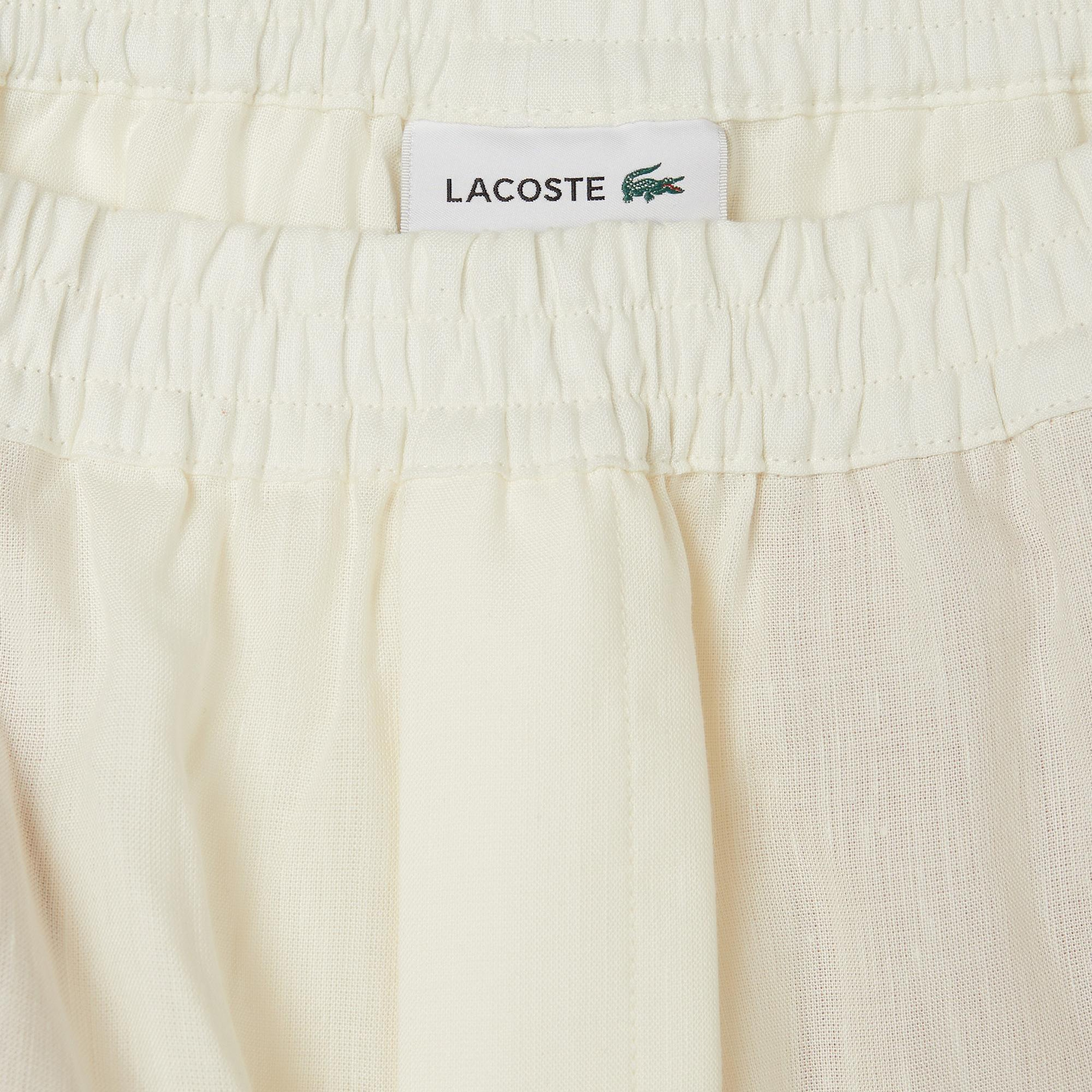 Kadın Relaxed Fit Krem Pantolon