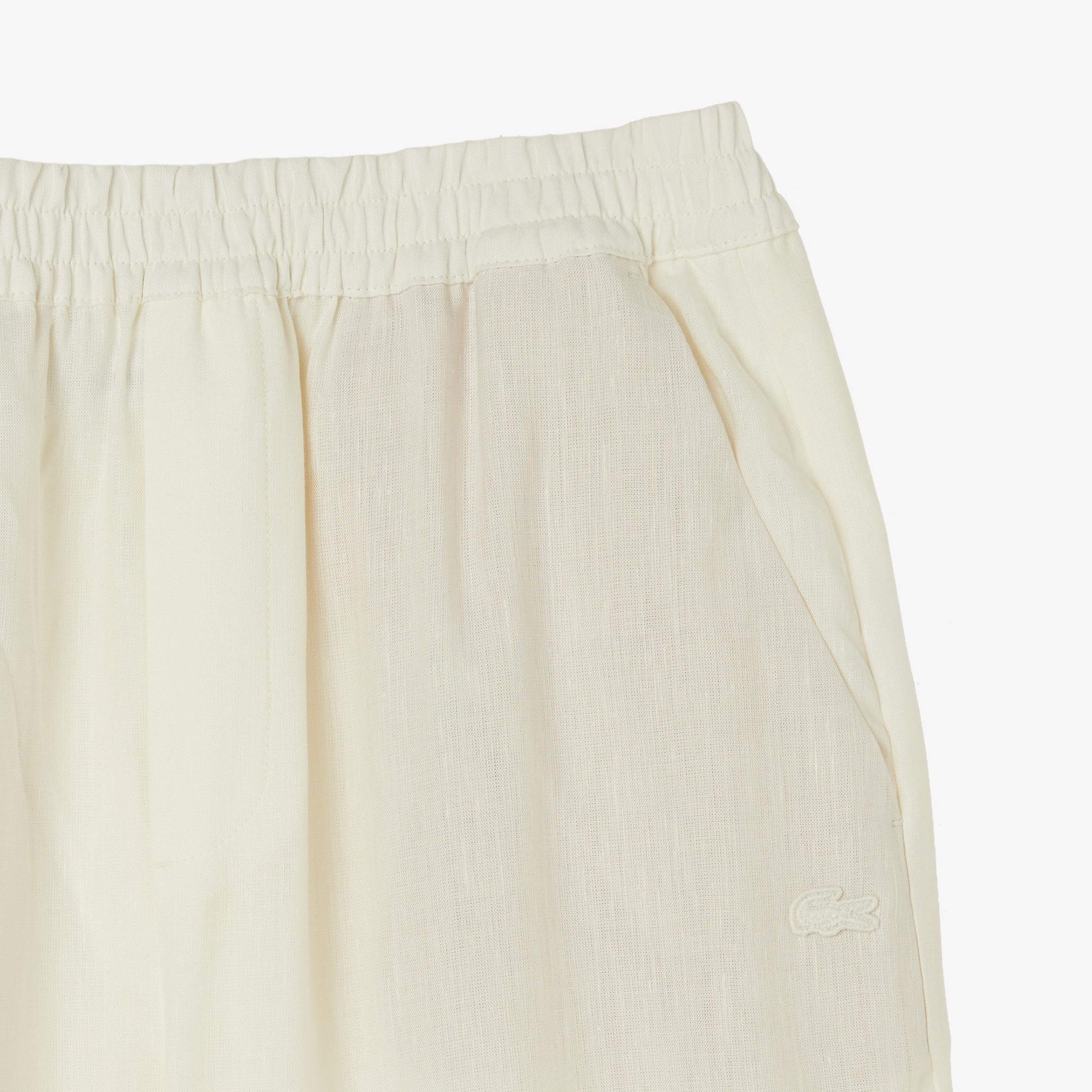 Kadın Relaxed Fit Krem Pantolon