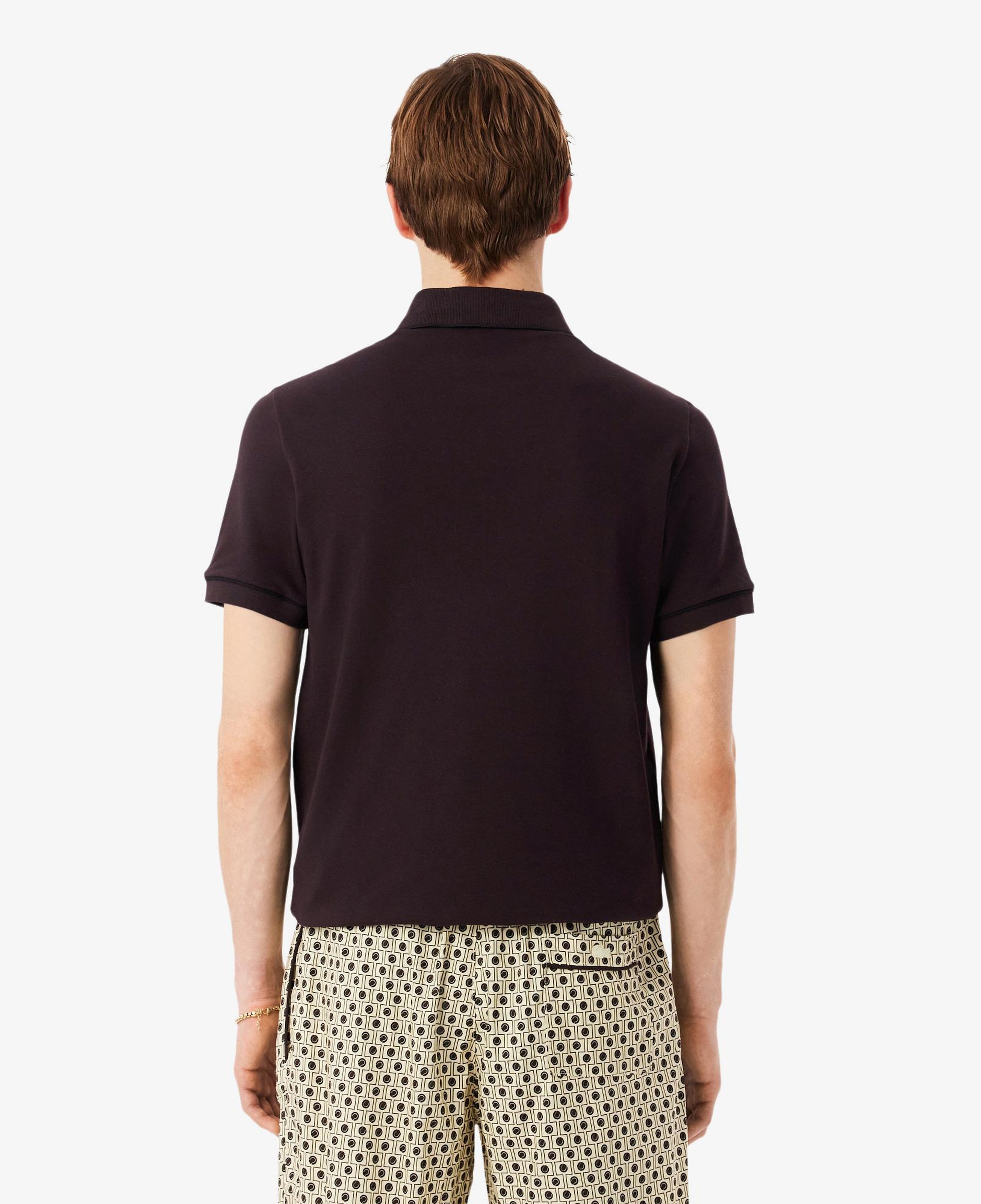 Erkek Regular Fit Organik Pamuk Kahverengi Paris Polo