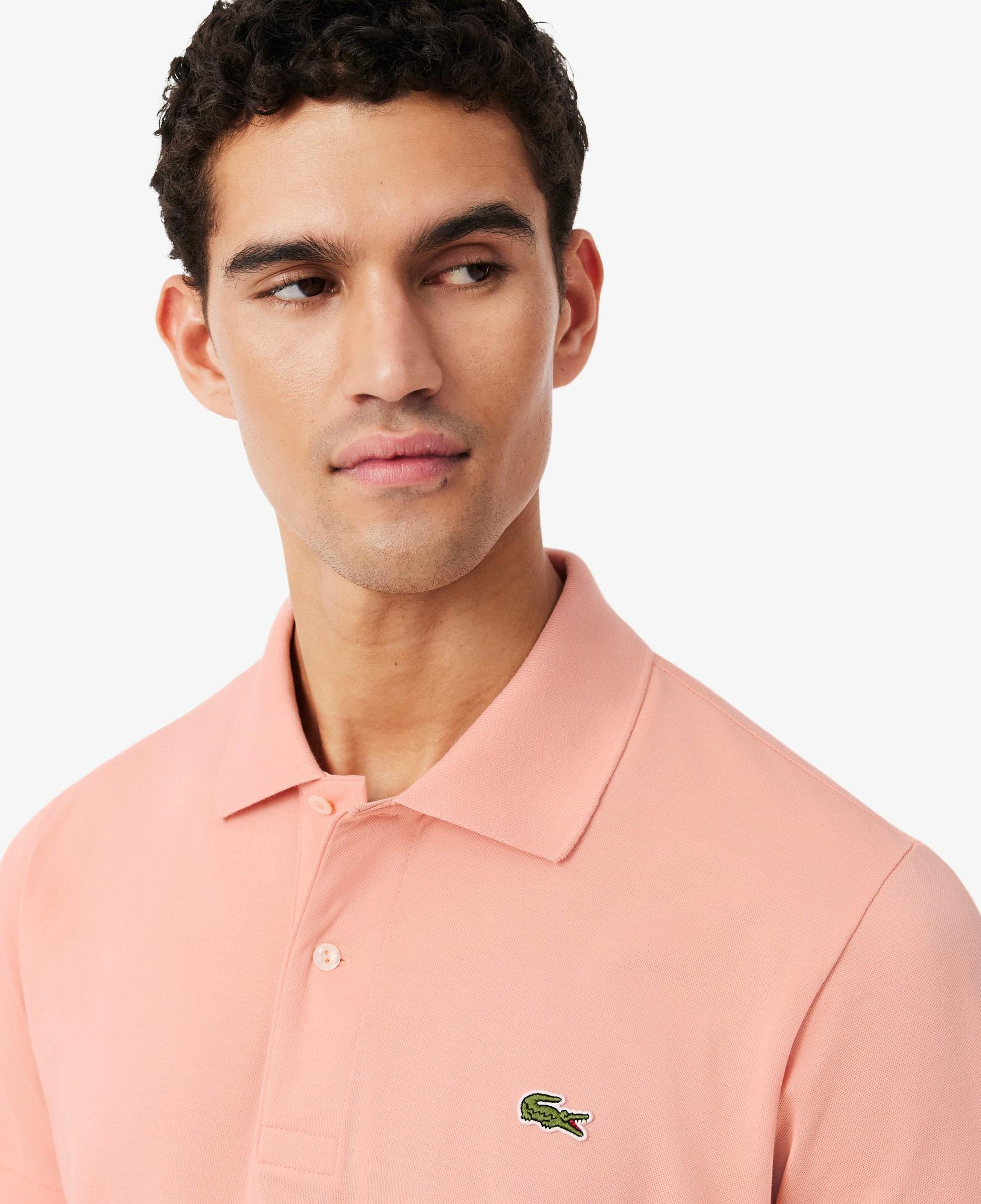 L.12.12 Light Erkek Classic Fit Pembe Polo