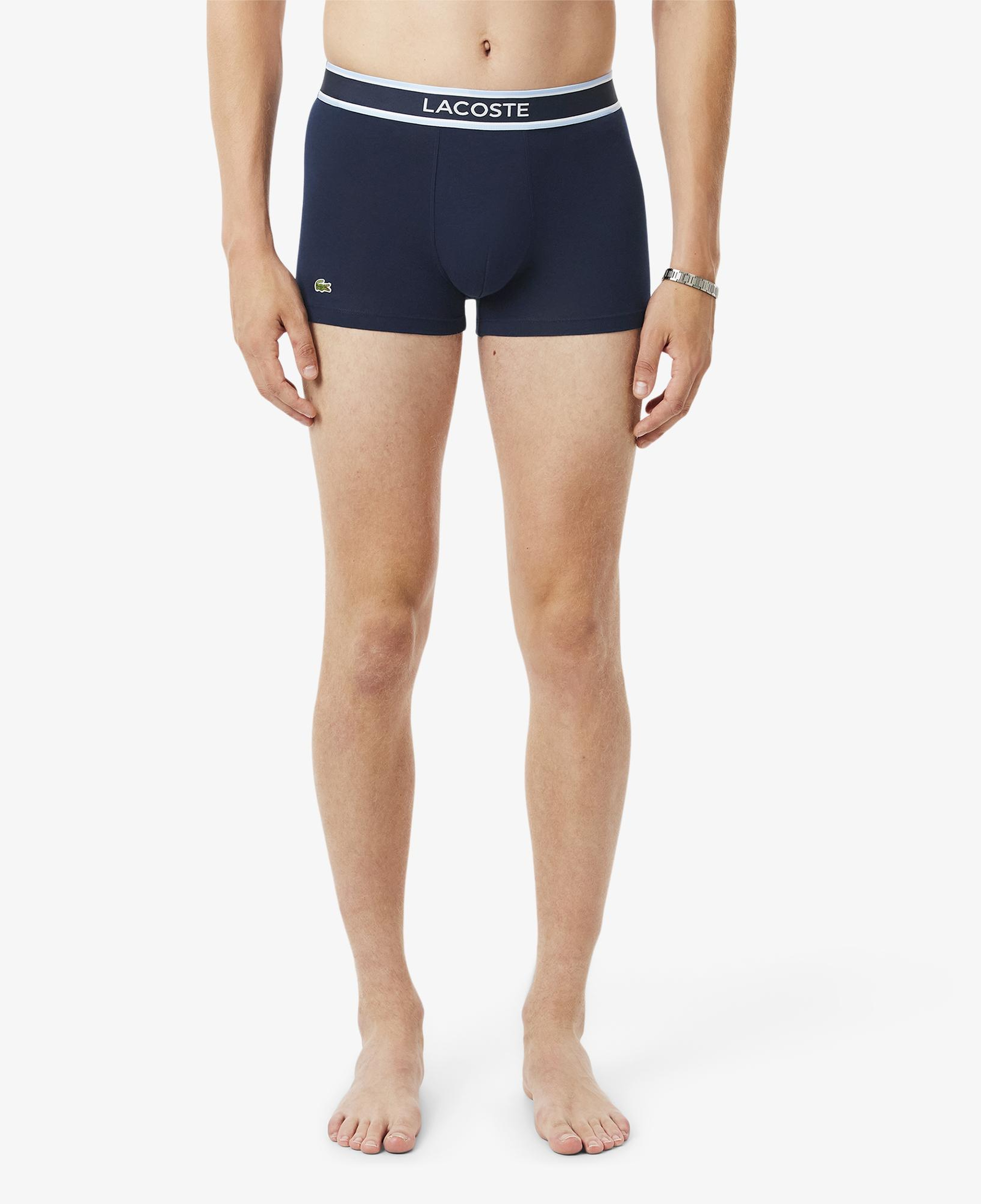 Erkek Monogram 3'lü Lacivert Boxer