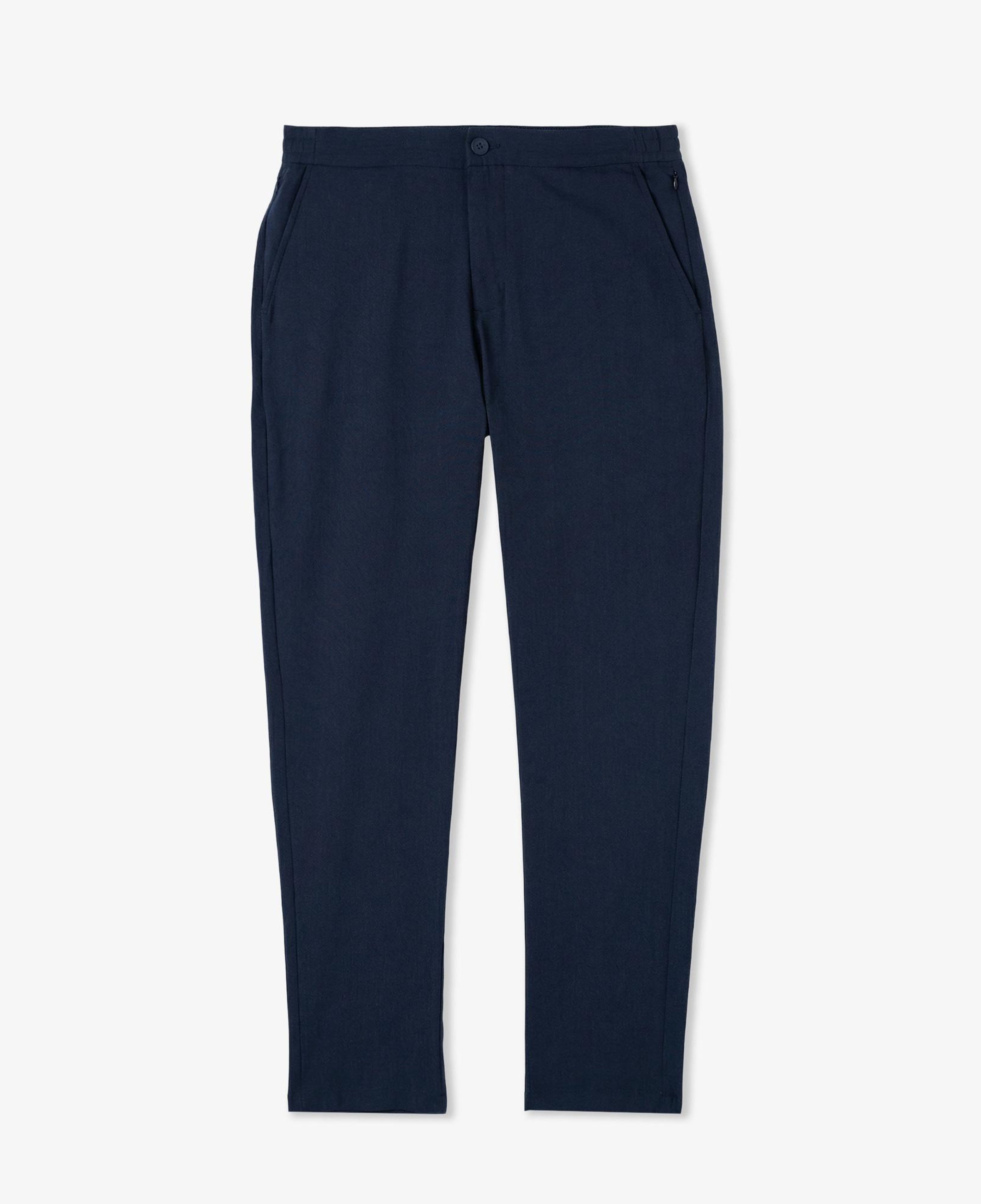 Erkek Tapered Fit Lacivert Chino Pantolon
