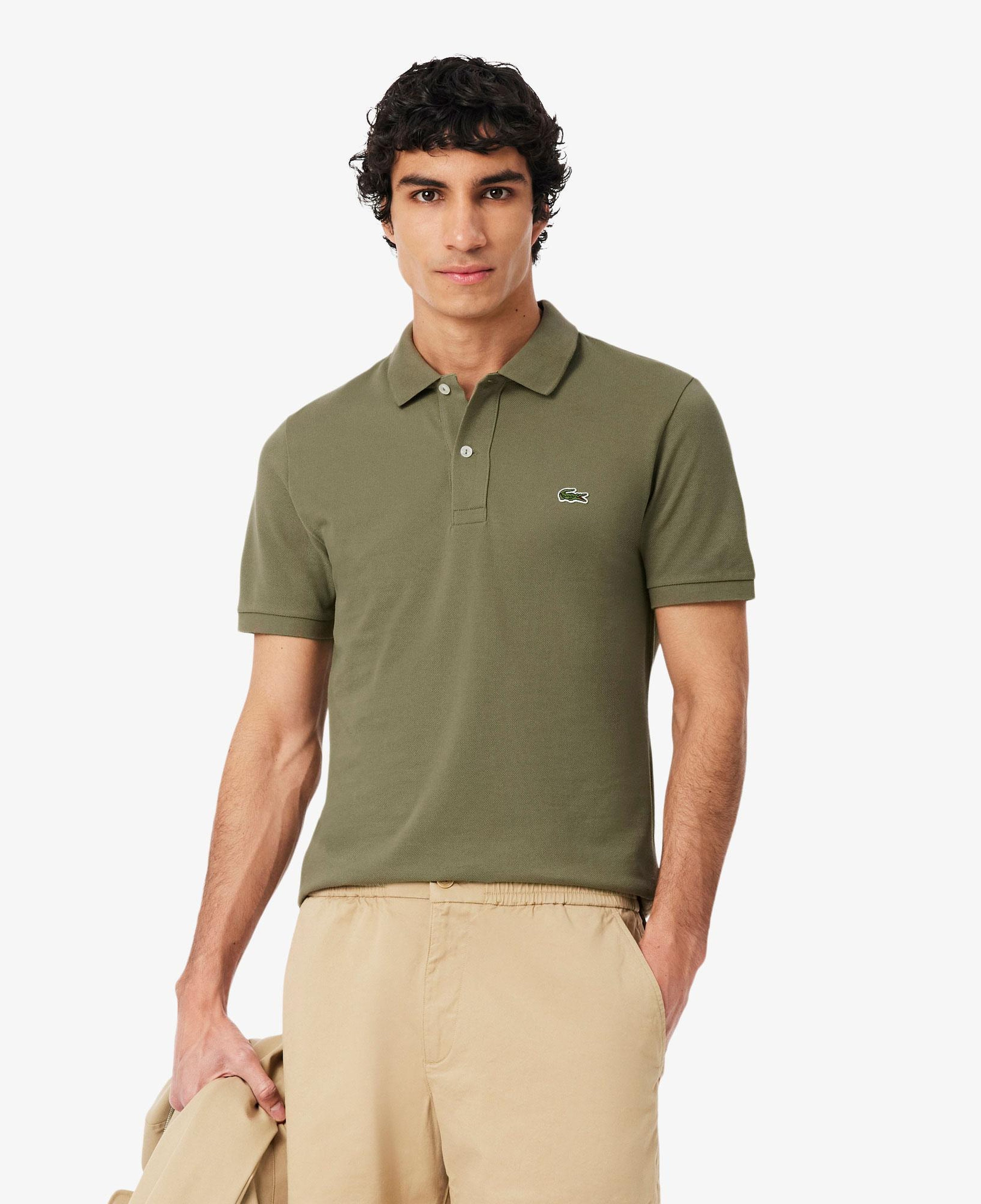 L.12.12 Erkek Slim Fit Haki Polo