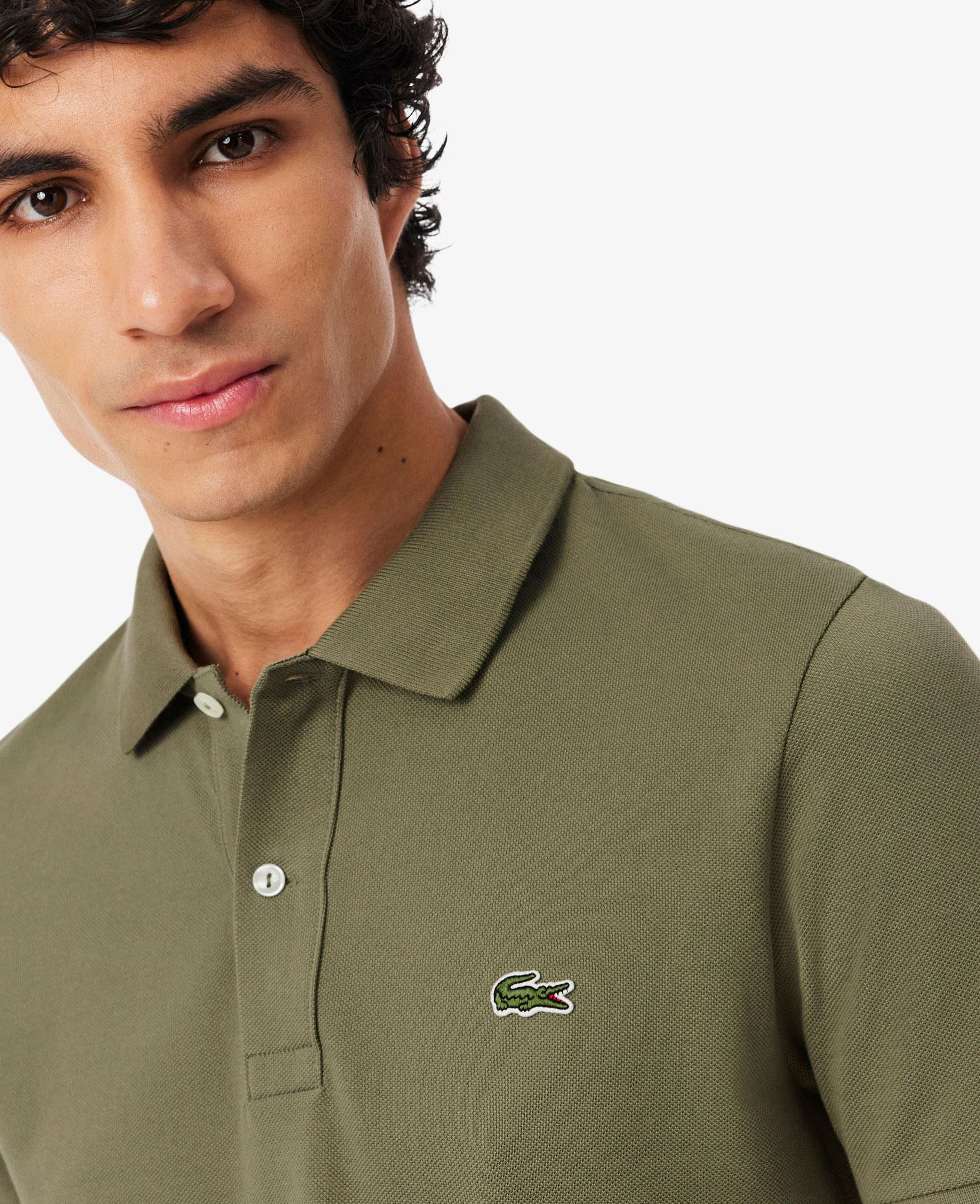 L.12.12 Erkek Slim Fit Haki Polo