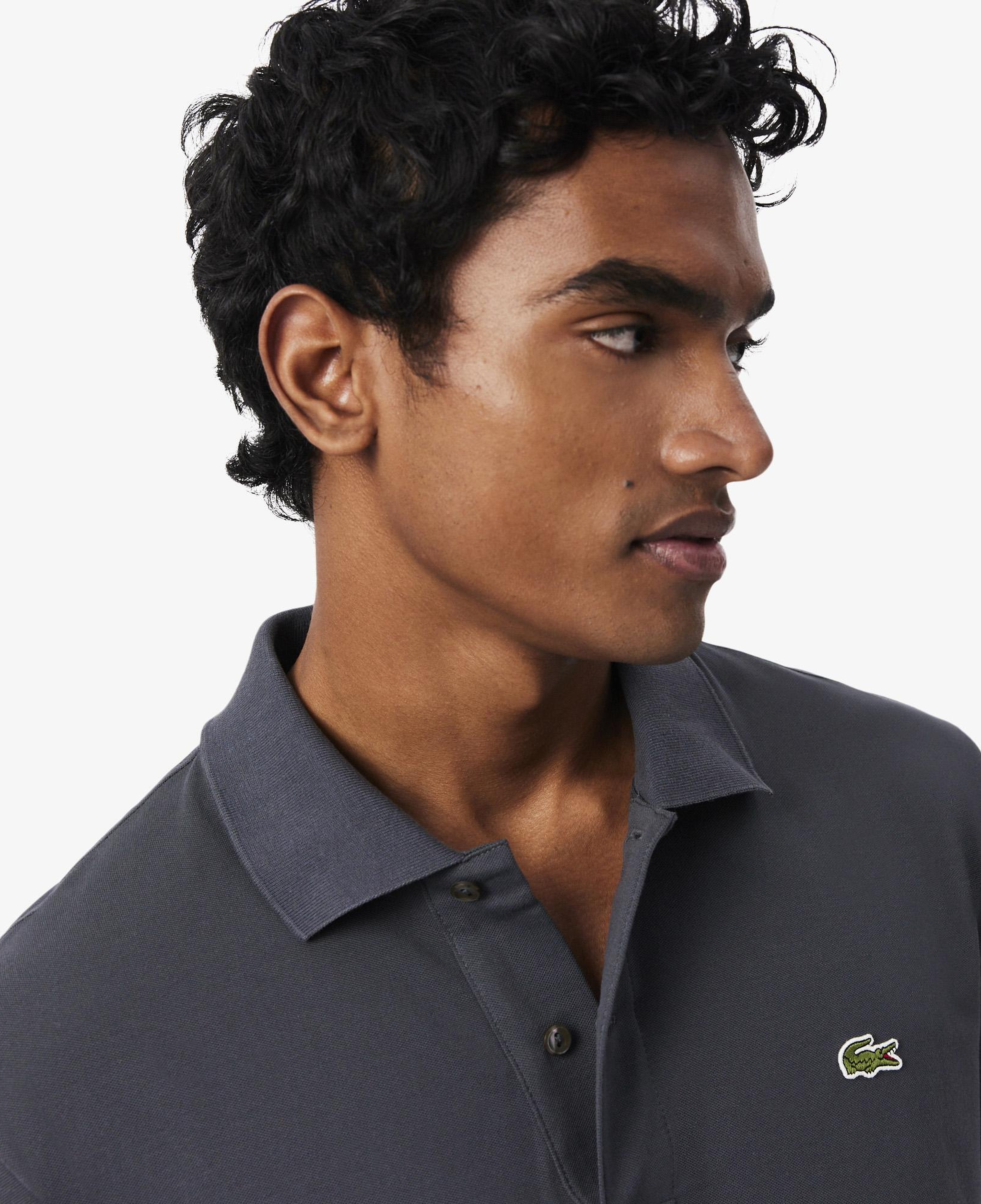 L.12.12 Light Erkek Classic Fit Koyu Gri Polo