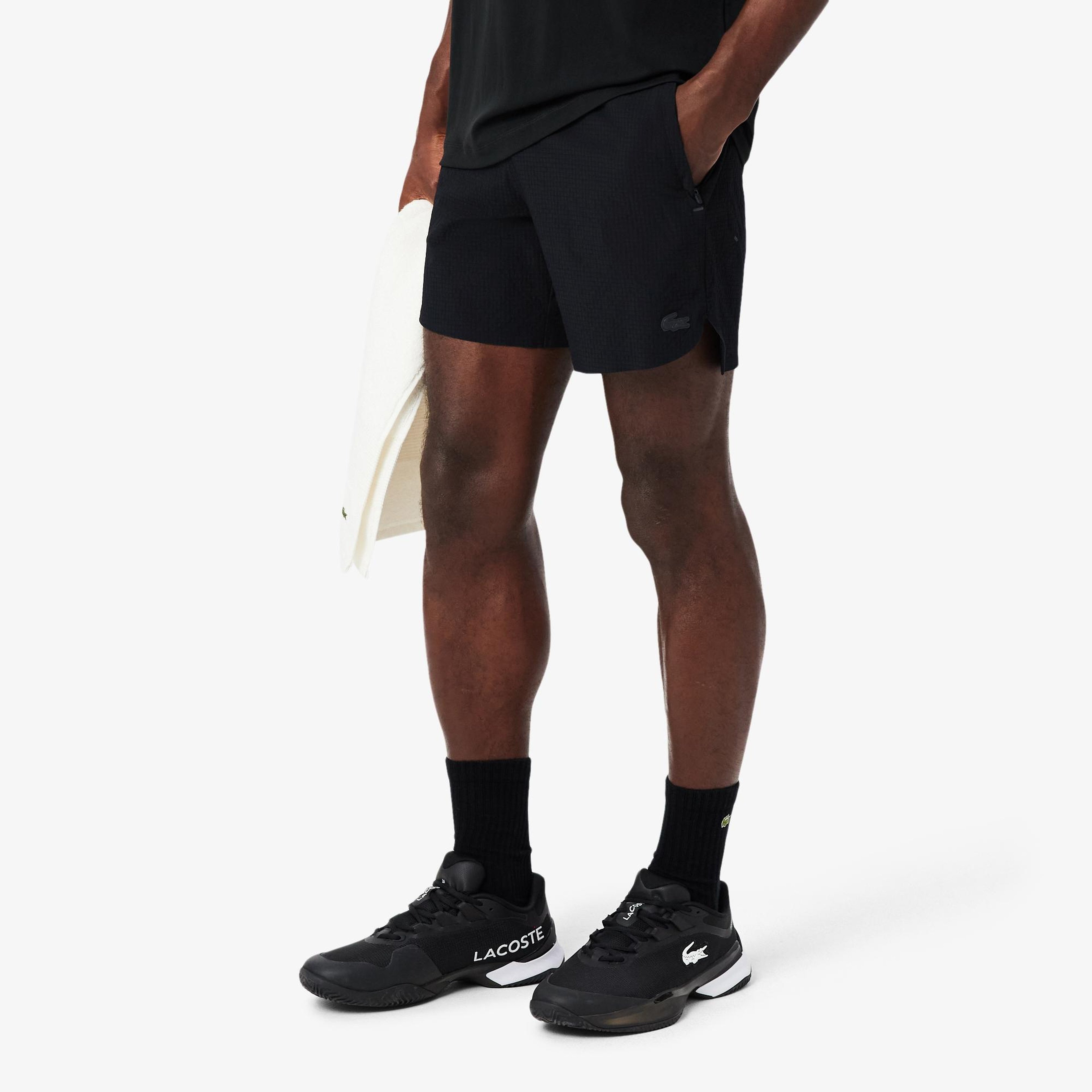 Erkek Relaxed Fit Siyah Şort