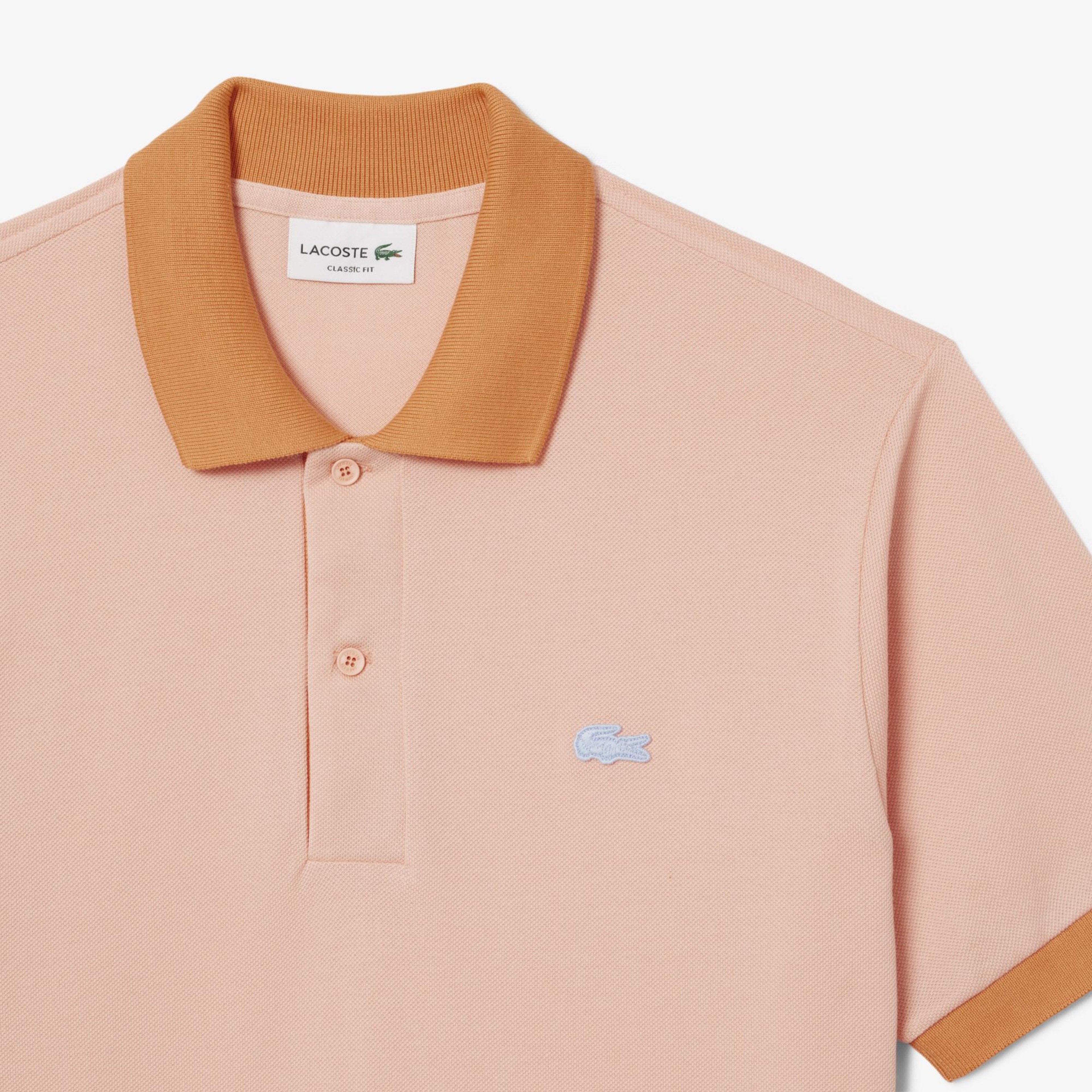 Erkek Classic Fit Turuncu Polo