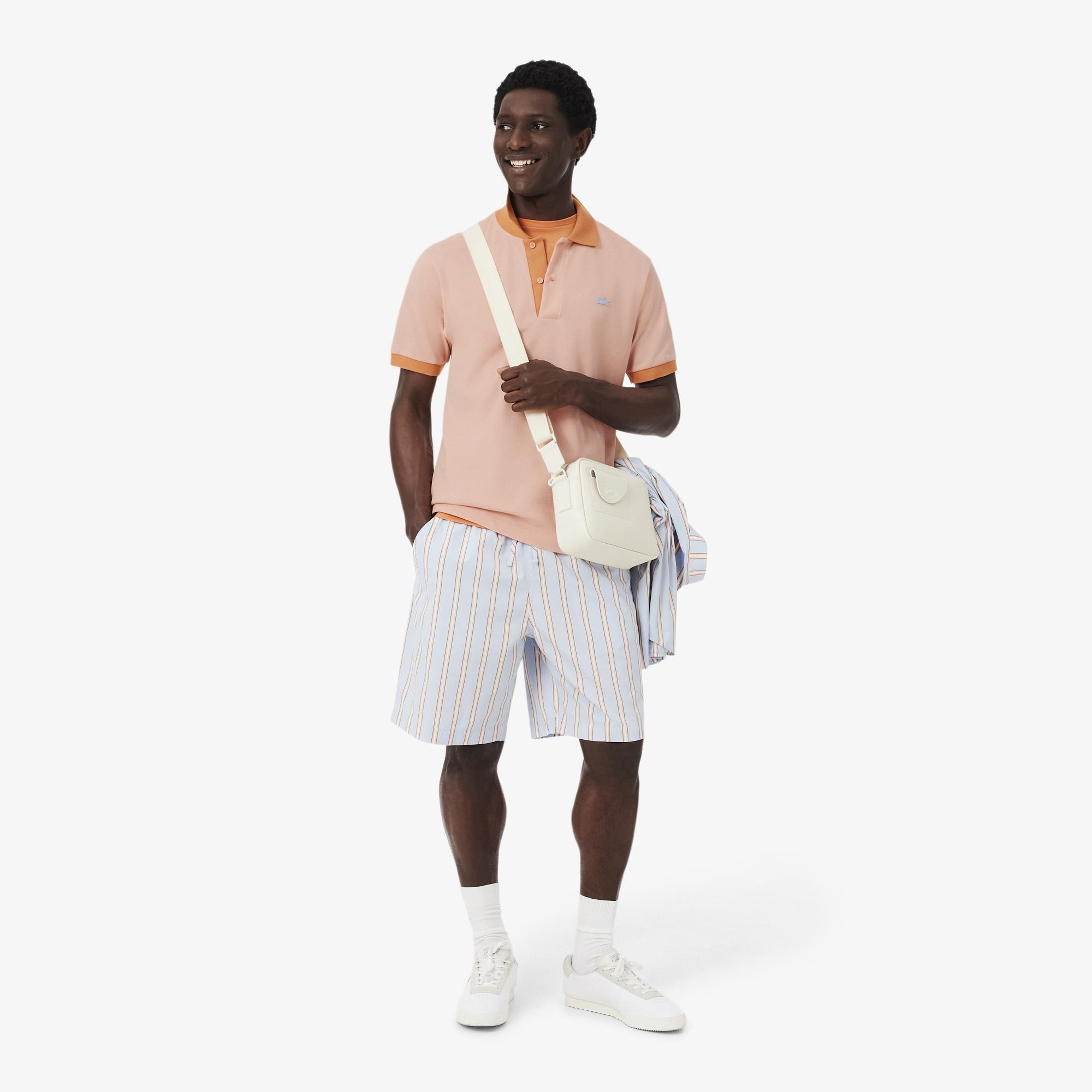 Erkek Classic Fit Turuncu Polo