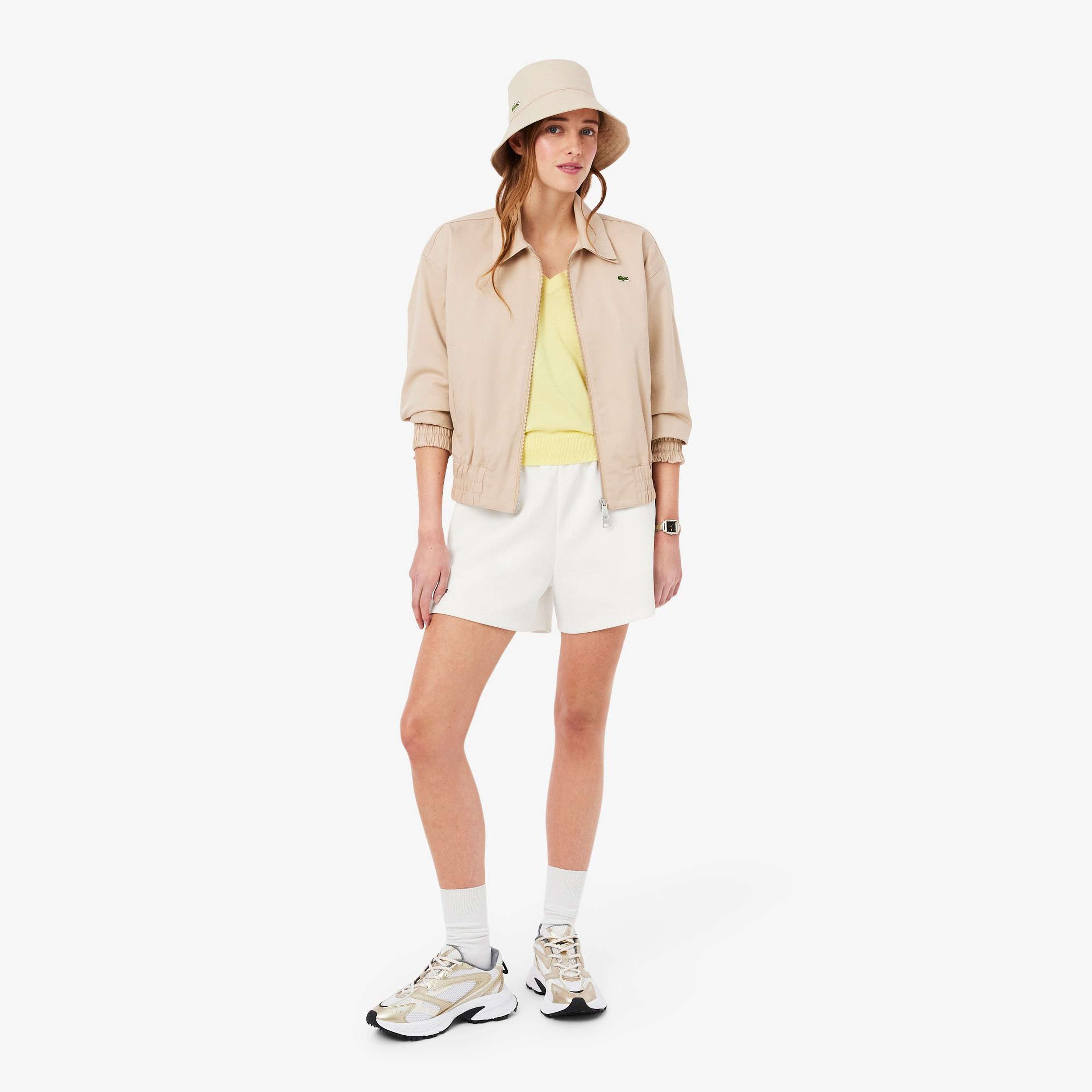 Kadın Relaxed Fit Beyaz Şort