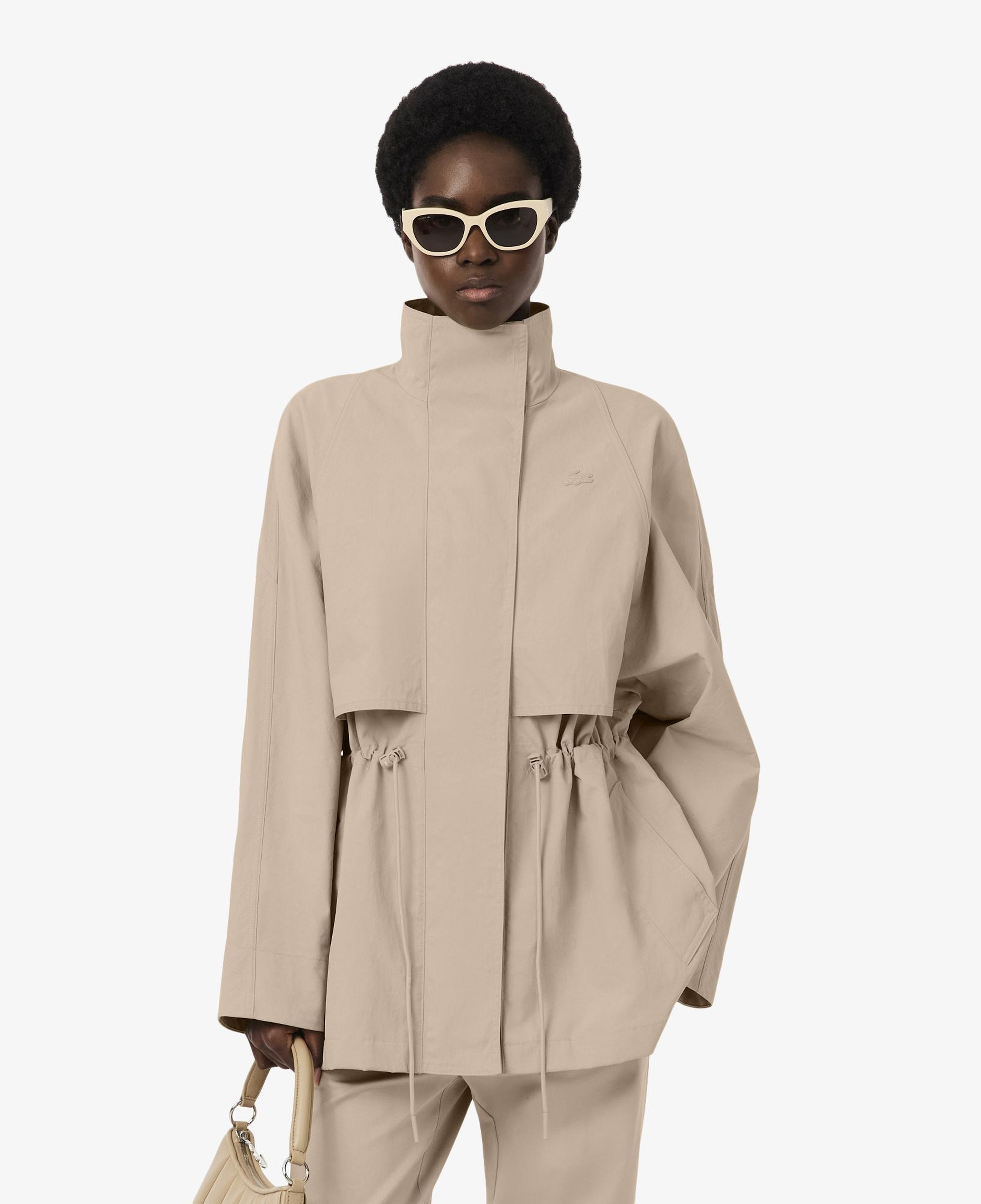 Kadın Oversize Fit Bej Ceket