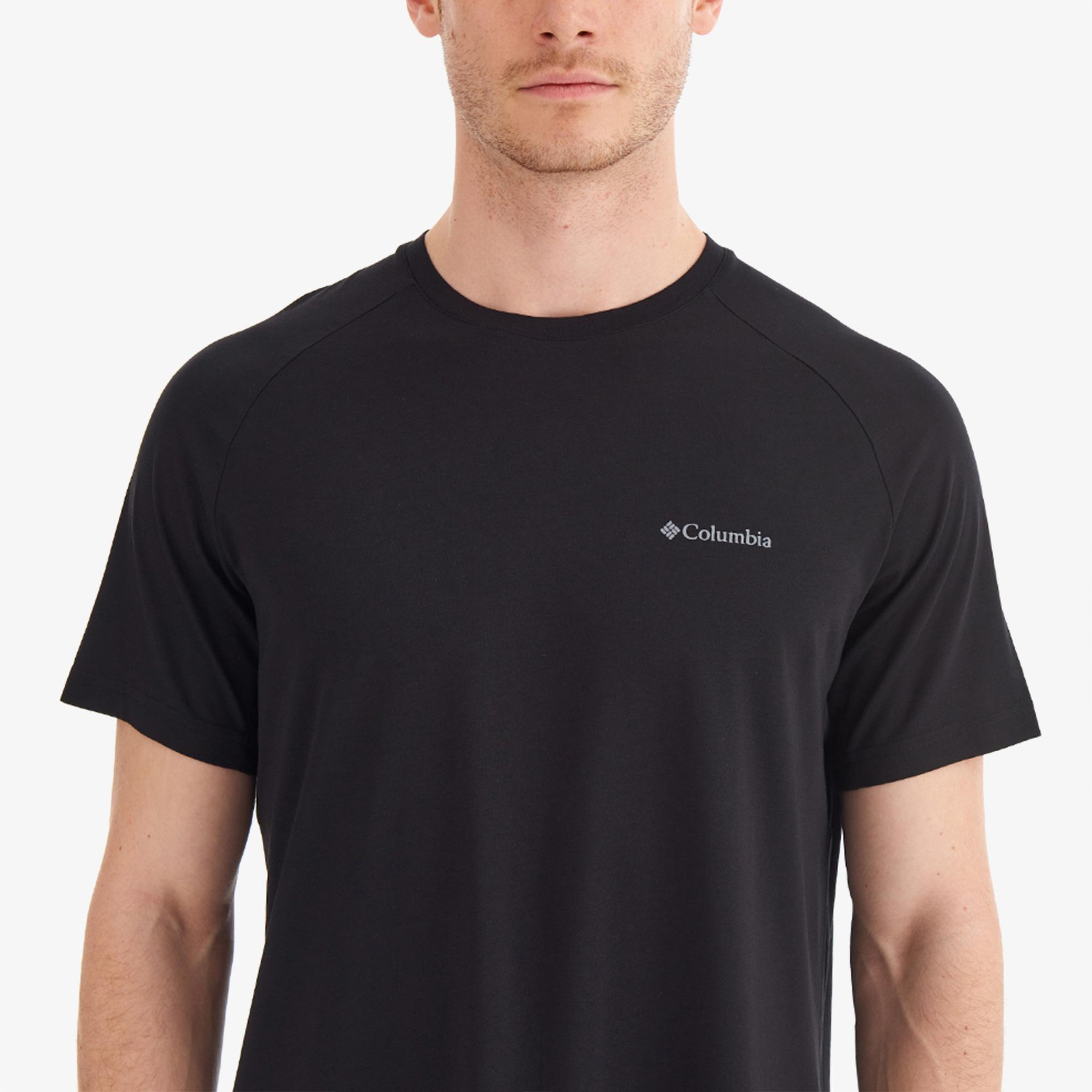 Columbia Comfort Ss Erkek Siyah T-Shirt