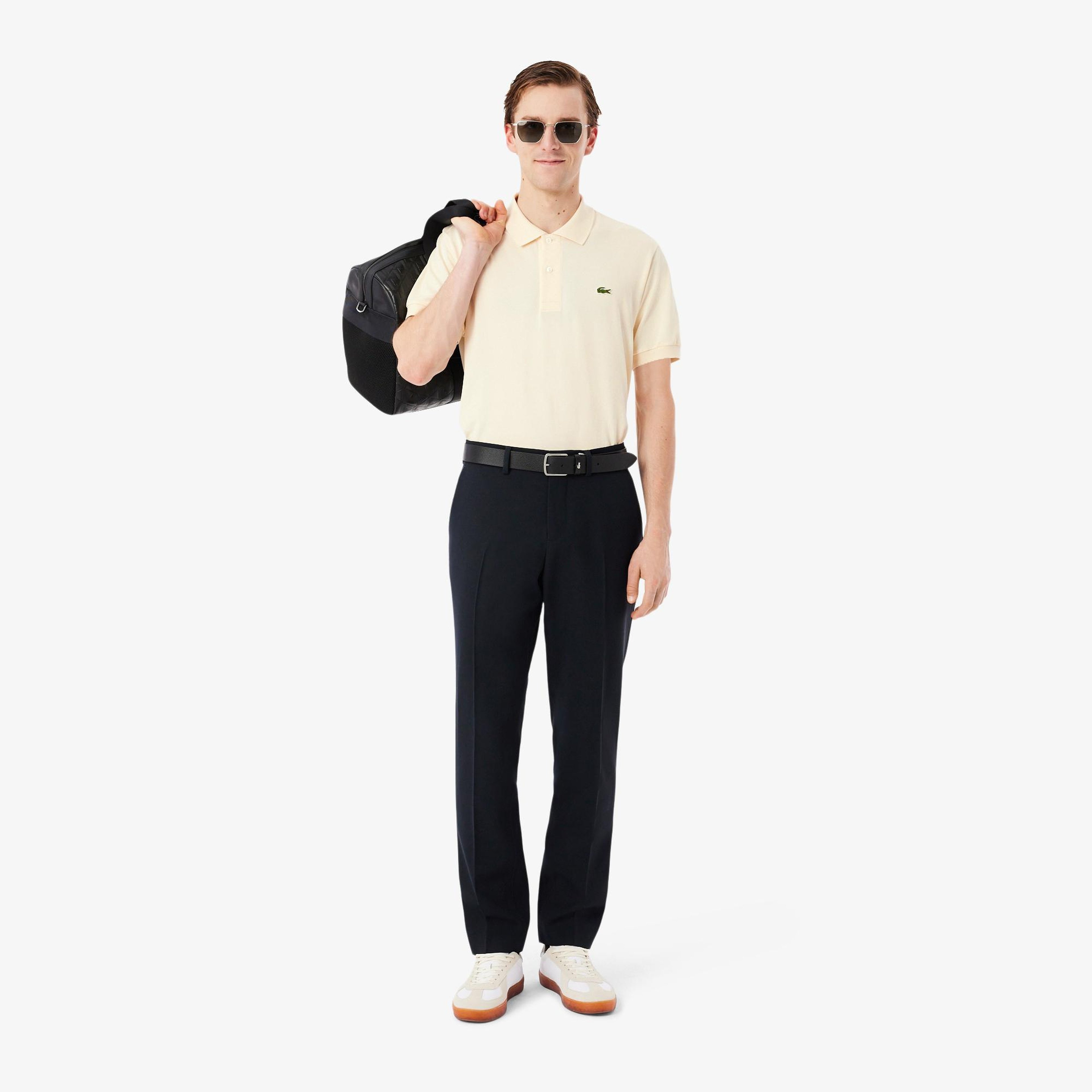 L.12.12 Light Erkek Classic Fit Bej Polo