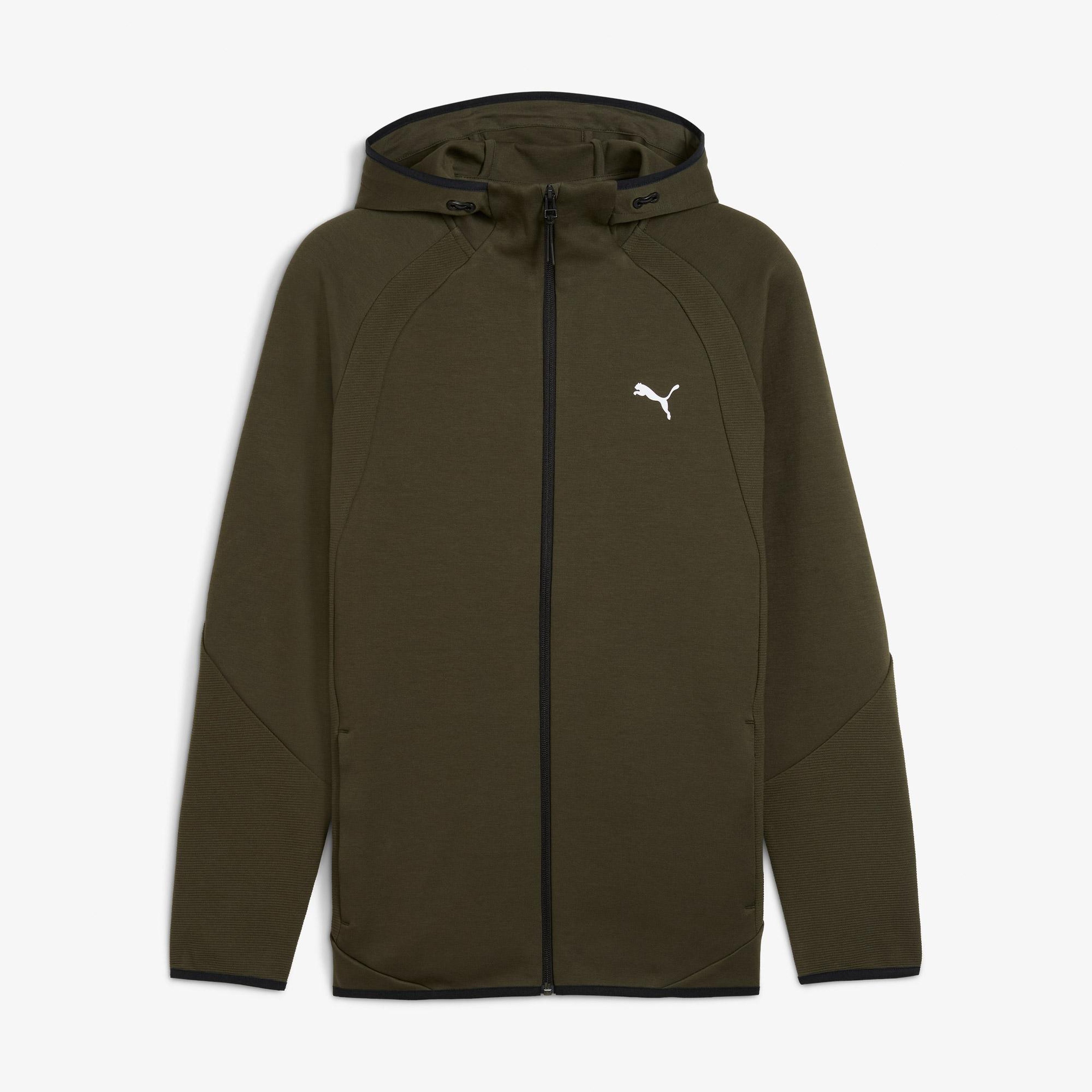 Puma Evostripe Fz Dk Erkek Haki Eşofman Üstü