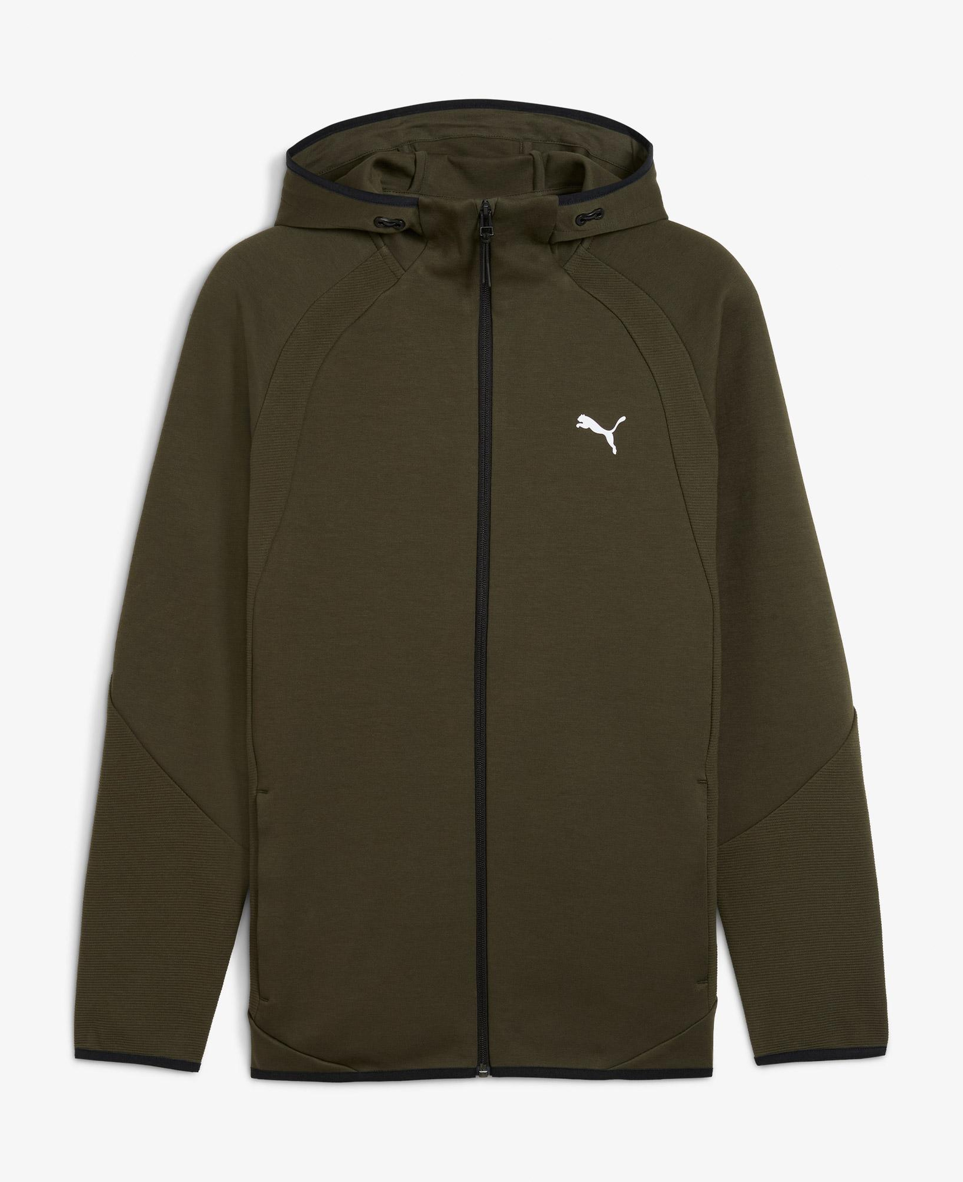 Puma Evostripe Fz Dk Erkek Haki Eşofman Üstü