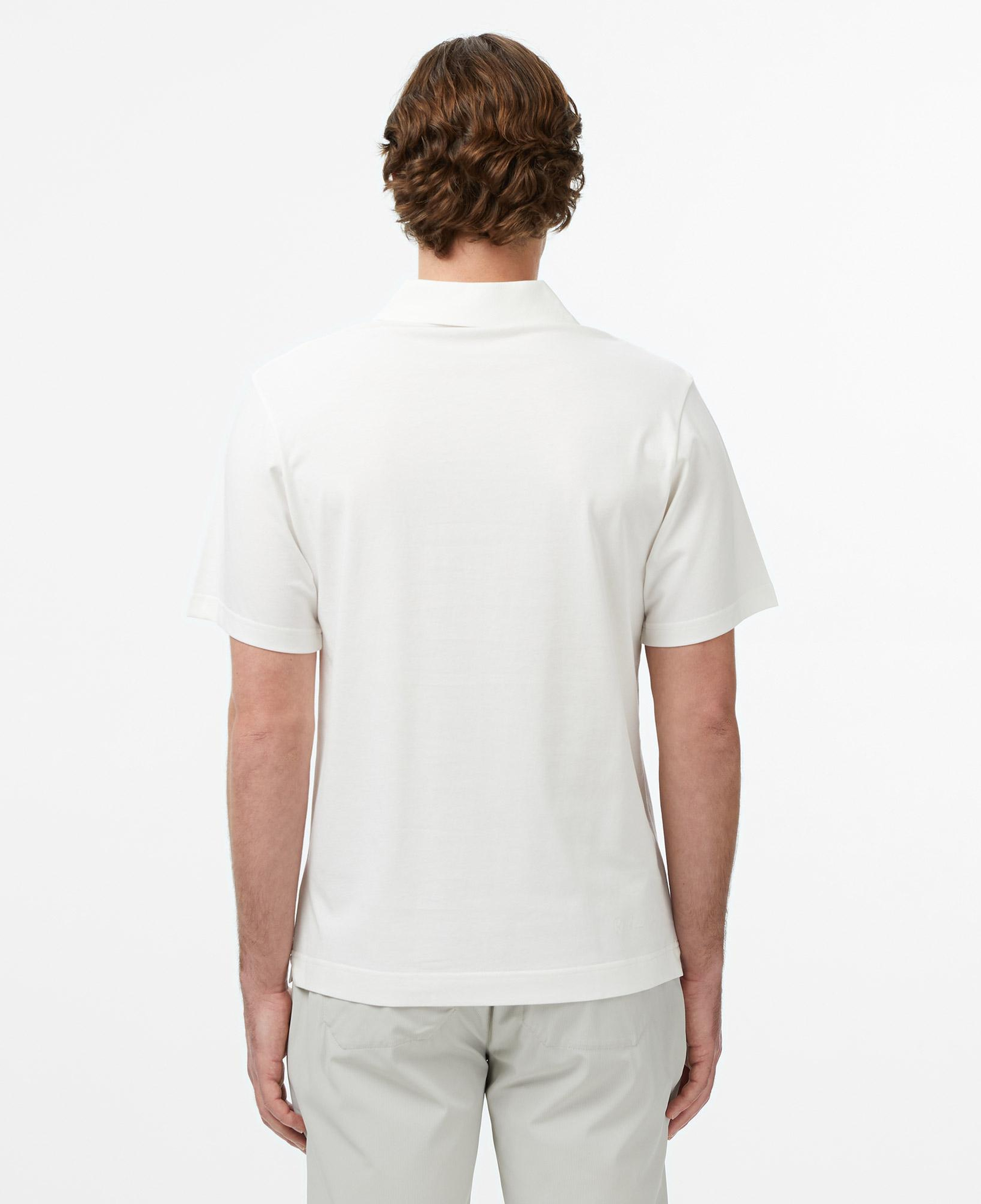 Erkek Classic Fit Beyaz Paris Polo