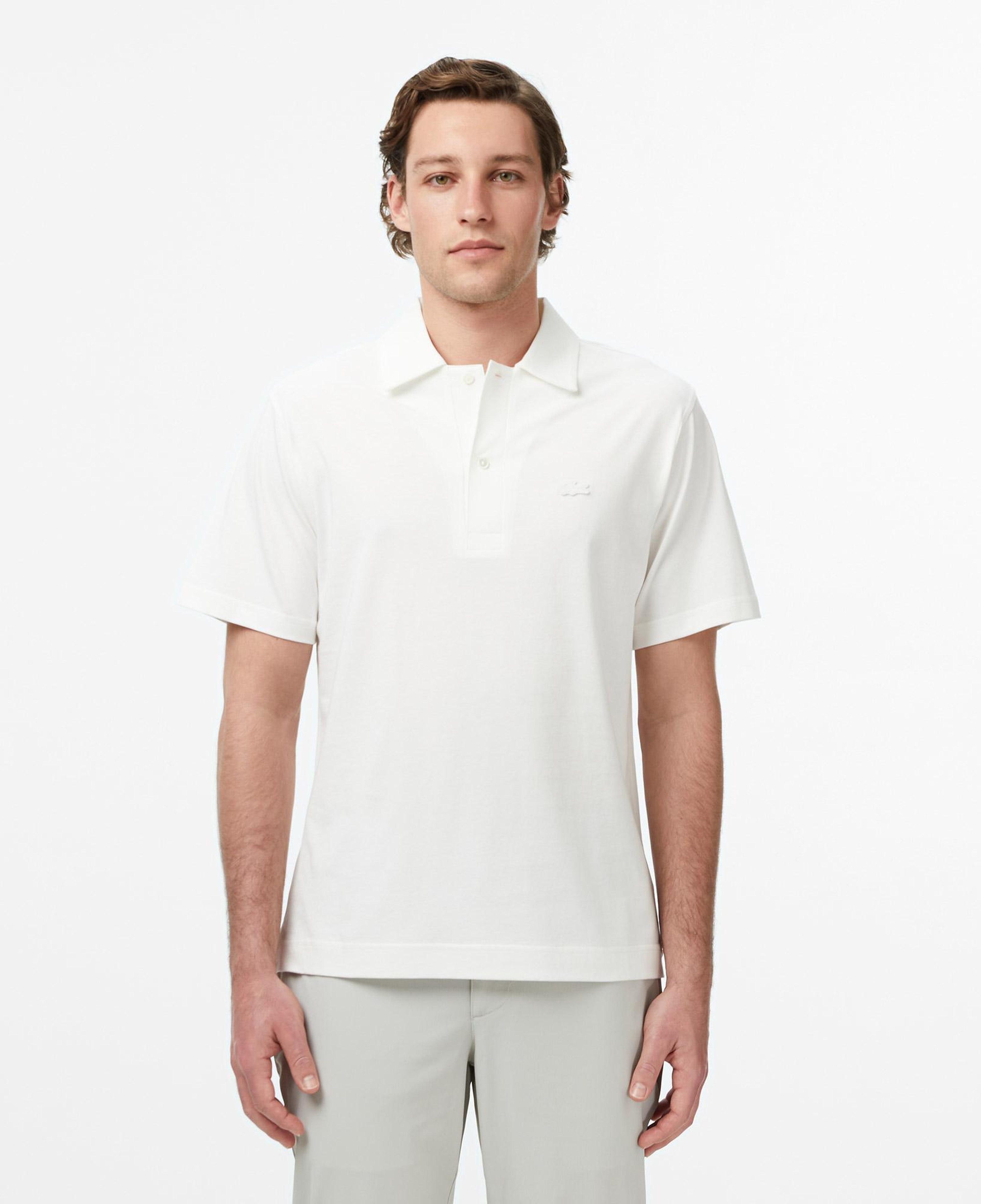 Erkek Classic Fit Beyaz Paris Polo