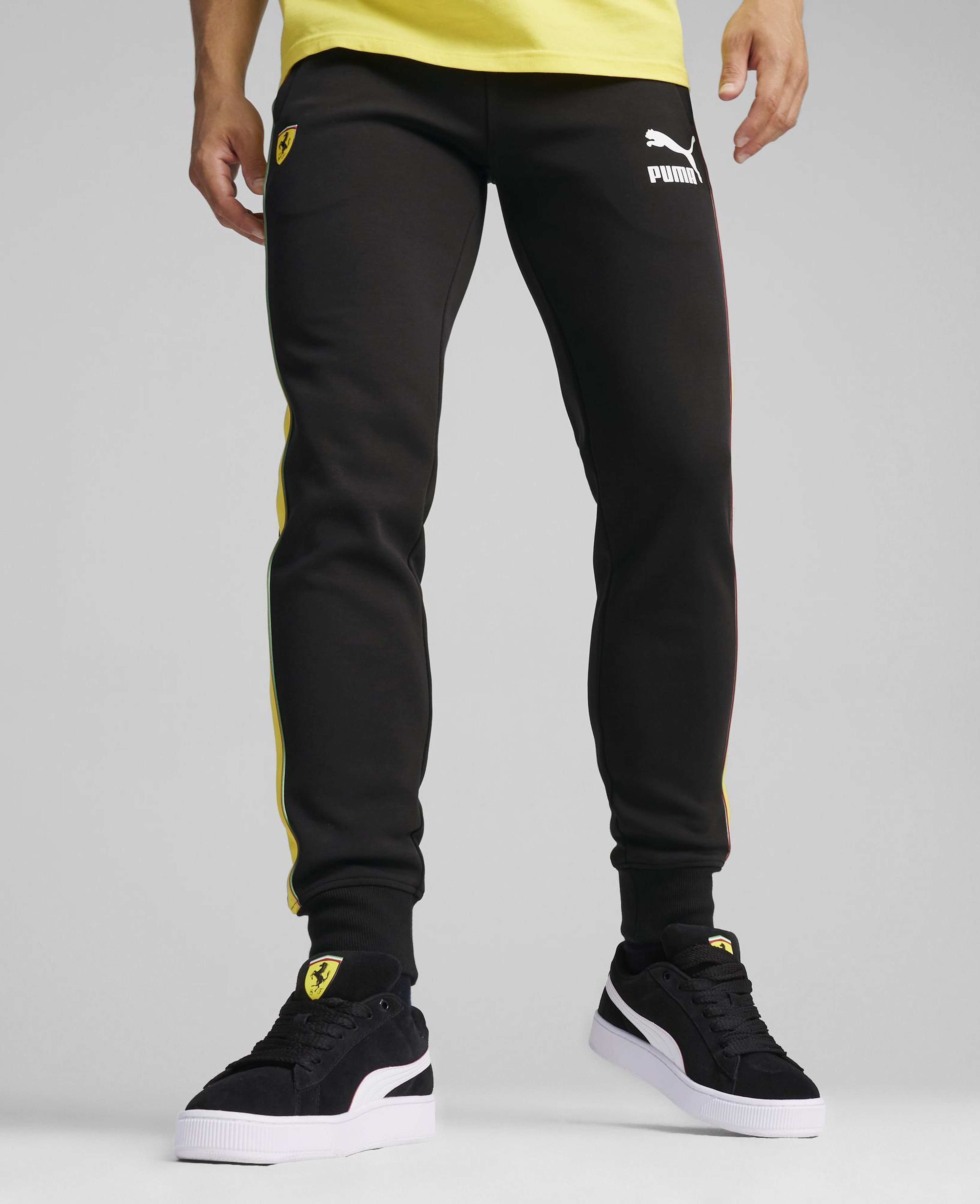 Puma Ferrari Race Iconic T7 Unisex Siyah Pantolon