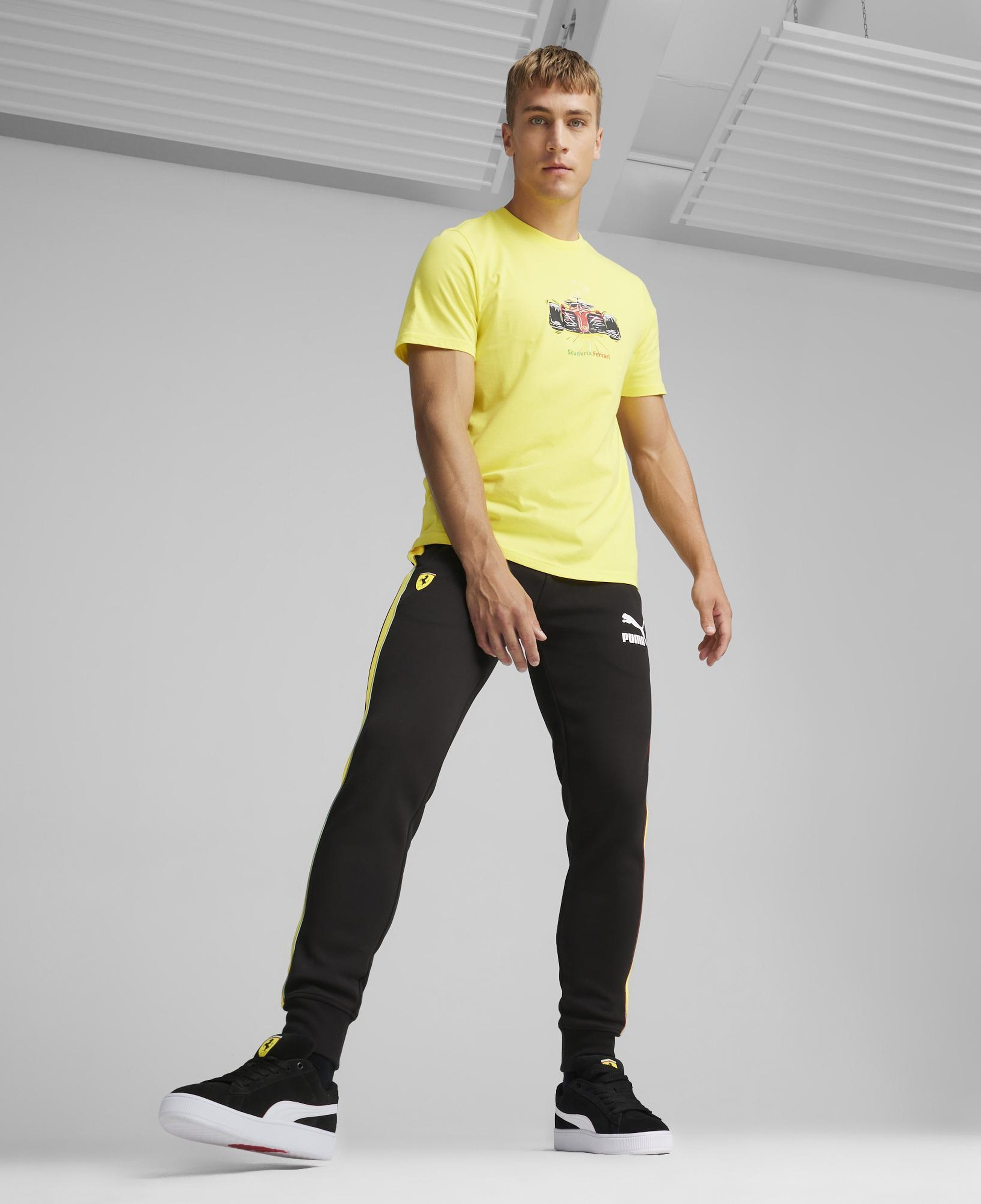Puma Ferrari Race Iconic T7 Unisex Siyah Pantolon