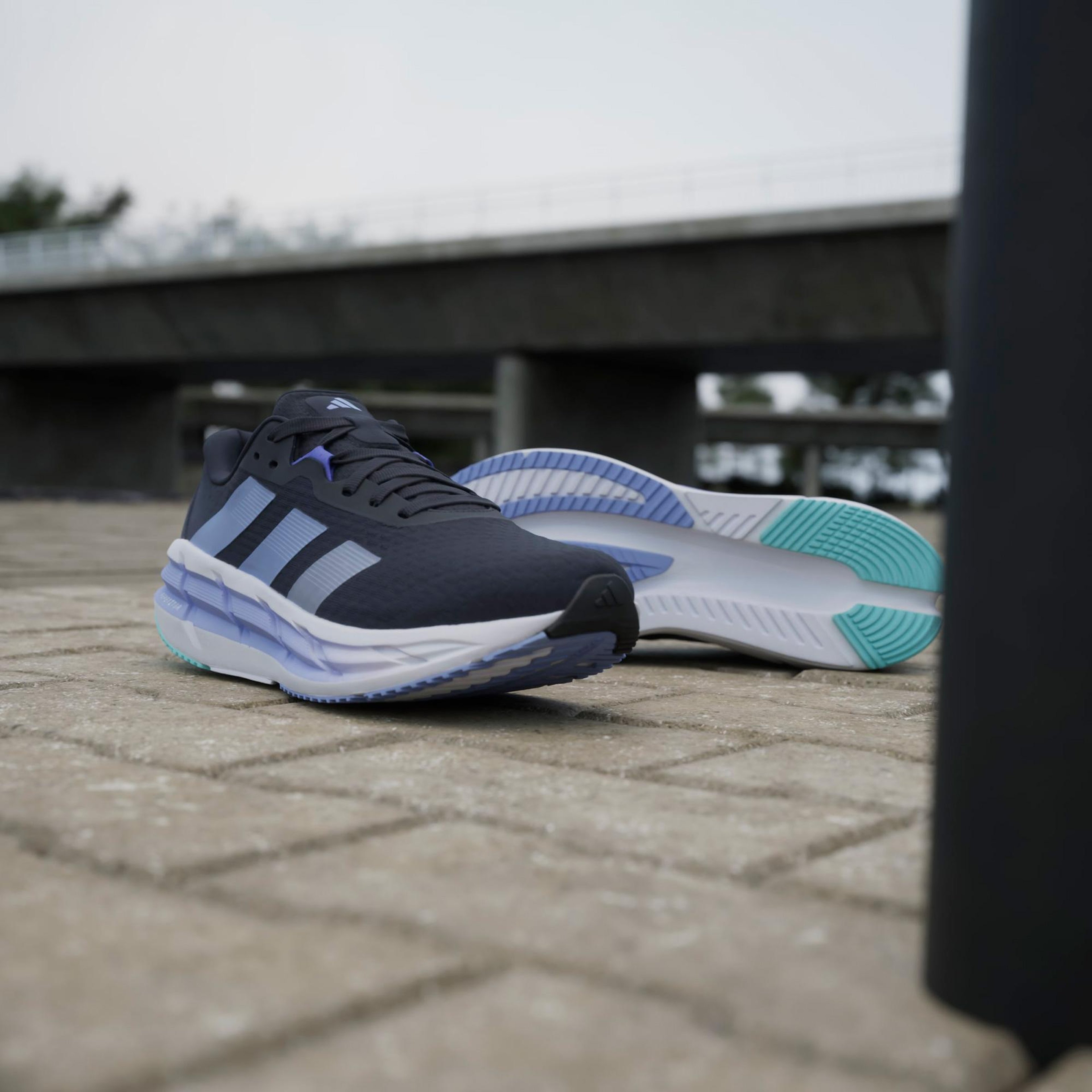 adidas Adistar 3 Erkek Mavi Koşu Ayakkabısı