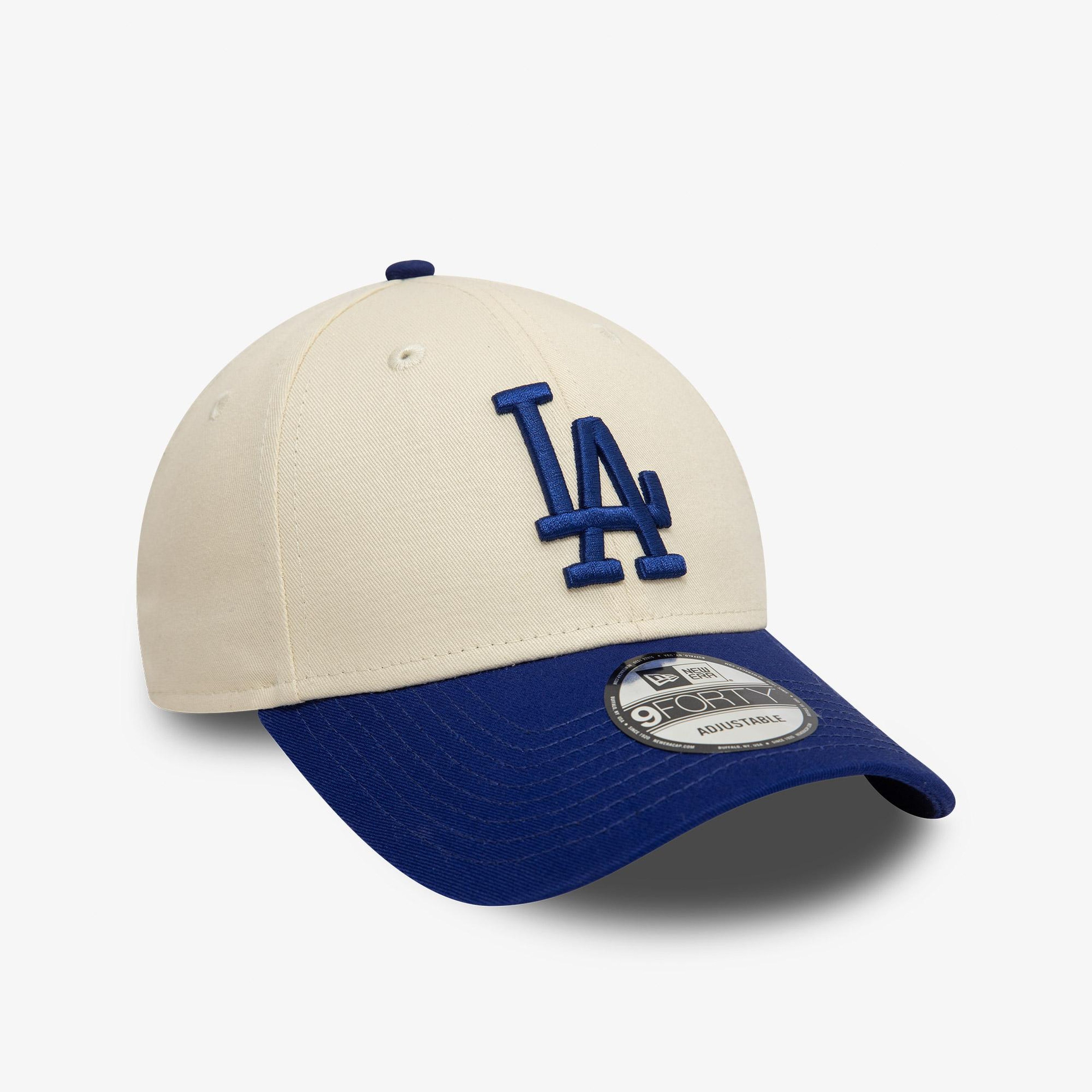 New Era Cap LA Dodgers Colour Block 9Forty Unisex Krem/Mavi Şapka