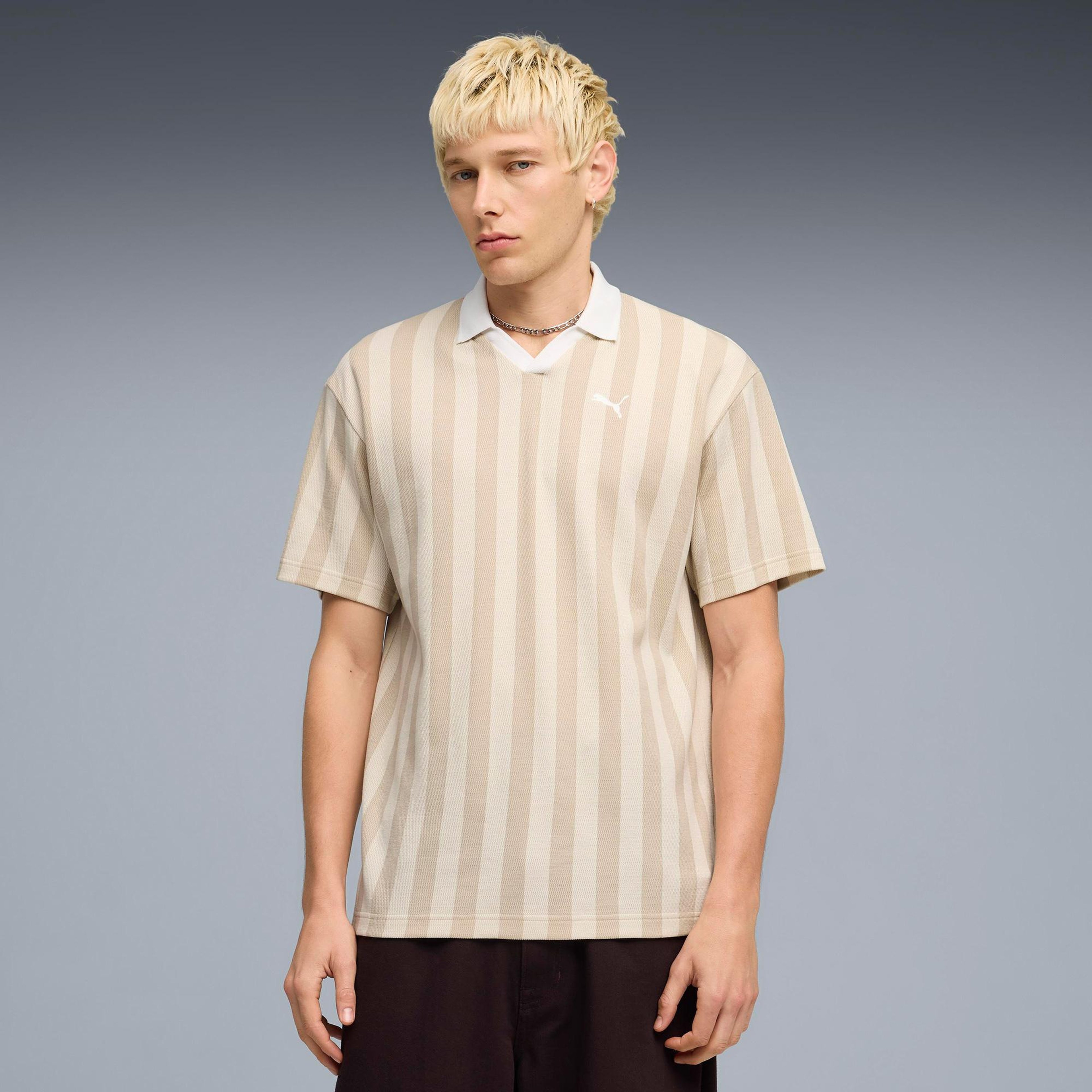 Puma Class Pinnacle Erkek Krem T-Shirt