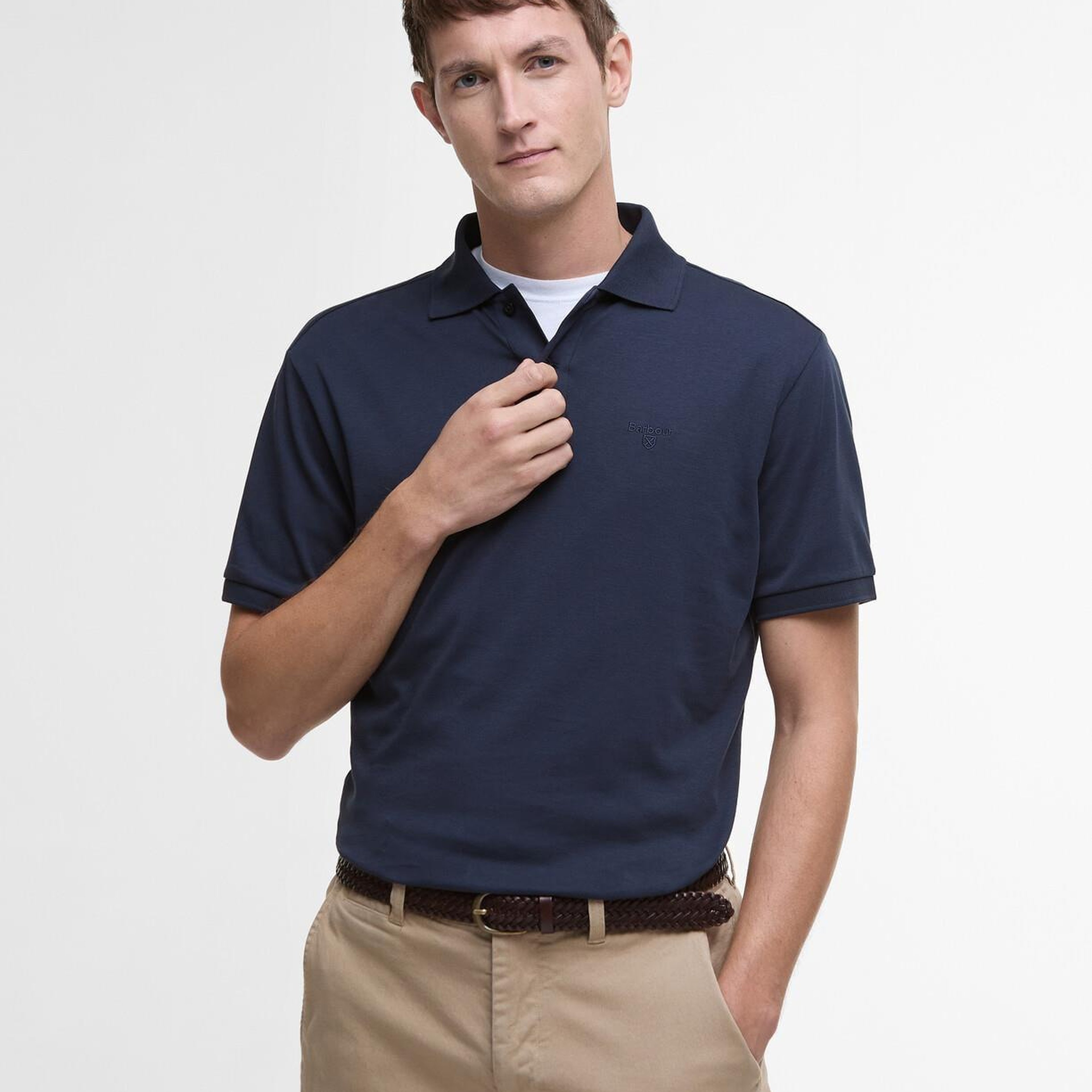Barbour Hylton Interlock Tailored Fit Polo Yaka