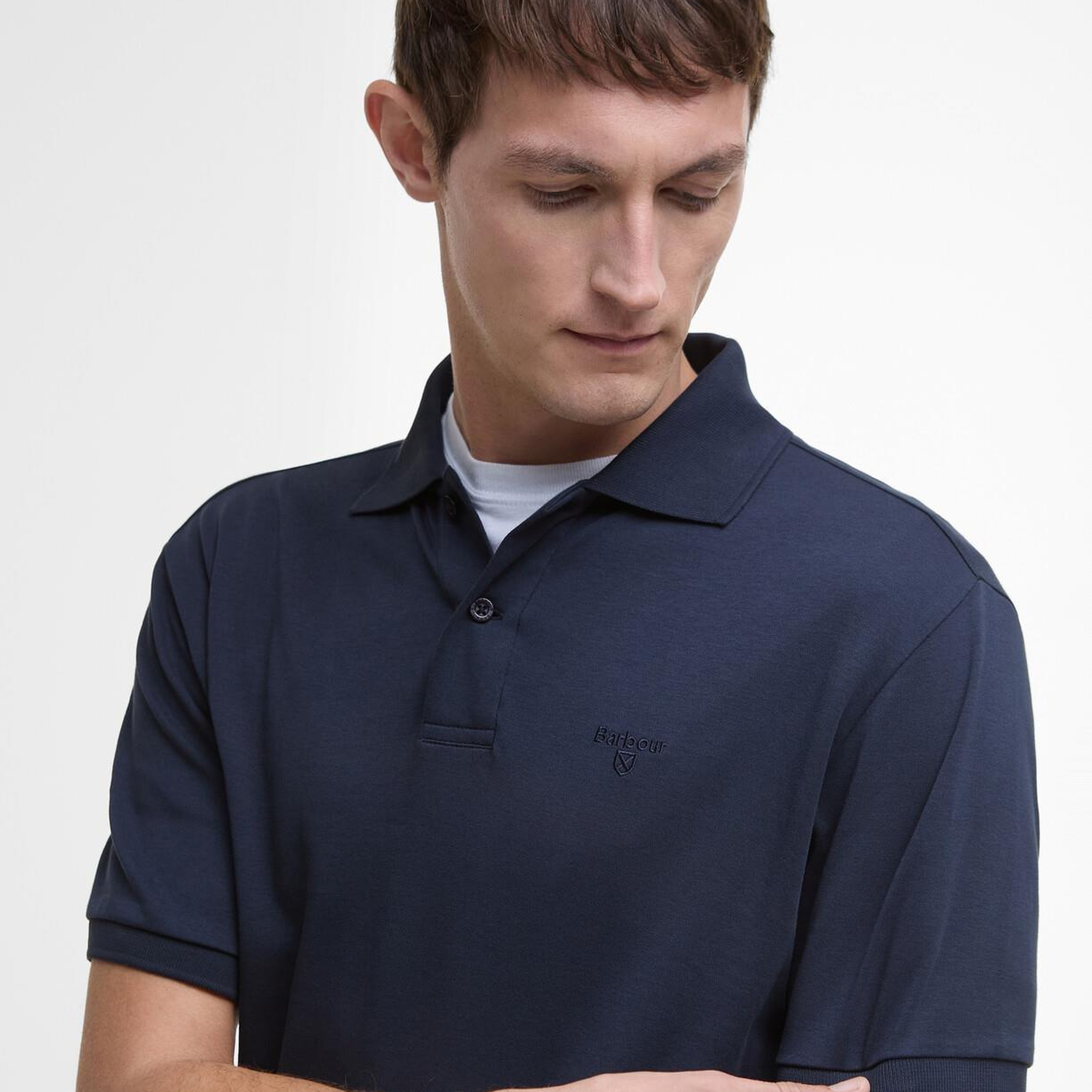 Barbour Hylton Interlock Tailored Fit Polo Yaka