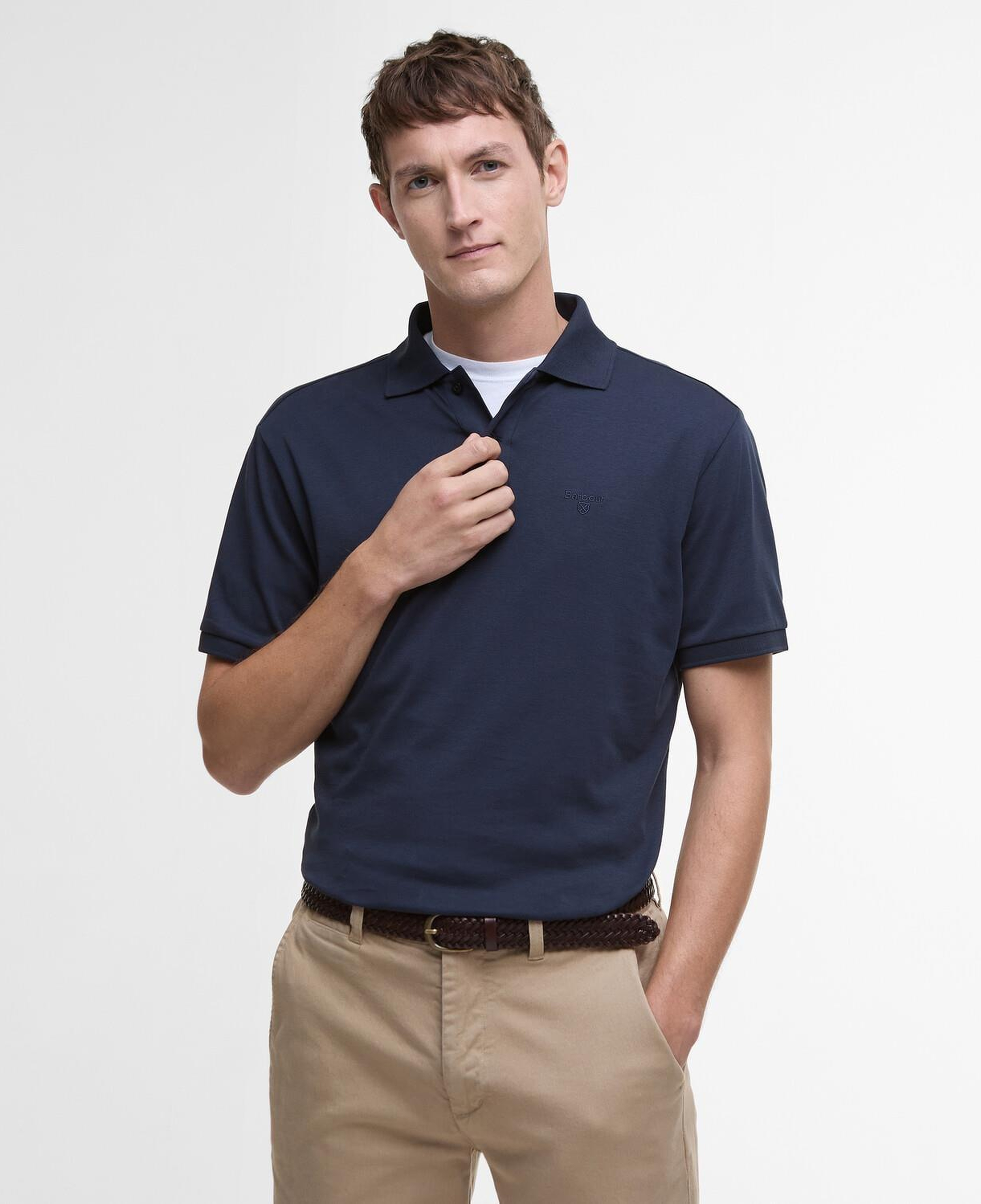 Barbour Hylton Interlock Tailored Fit Polo Yaka