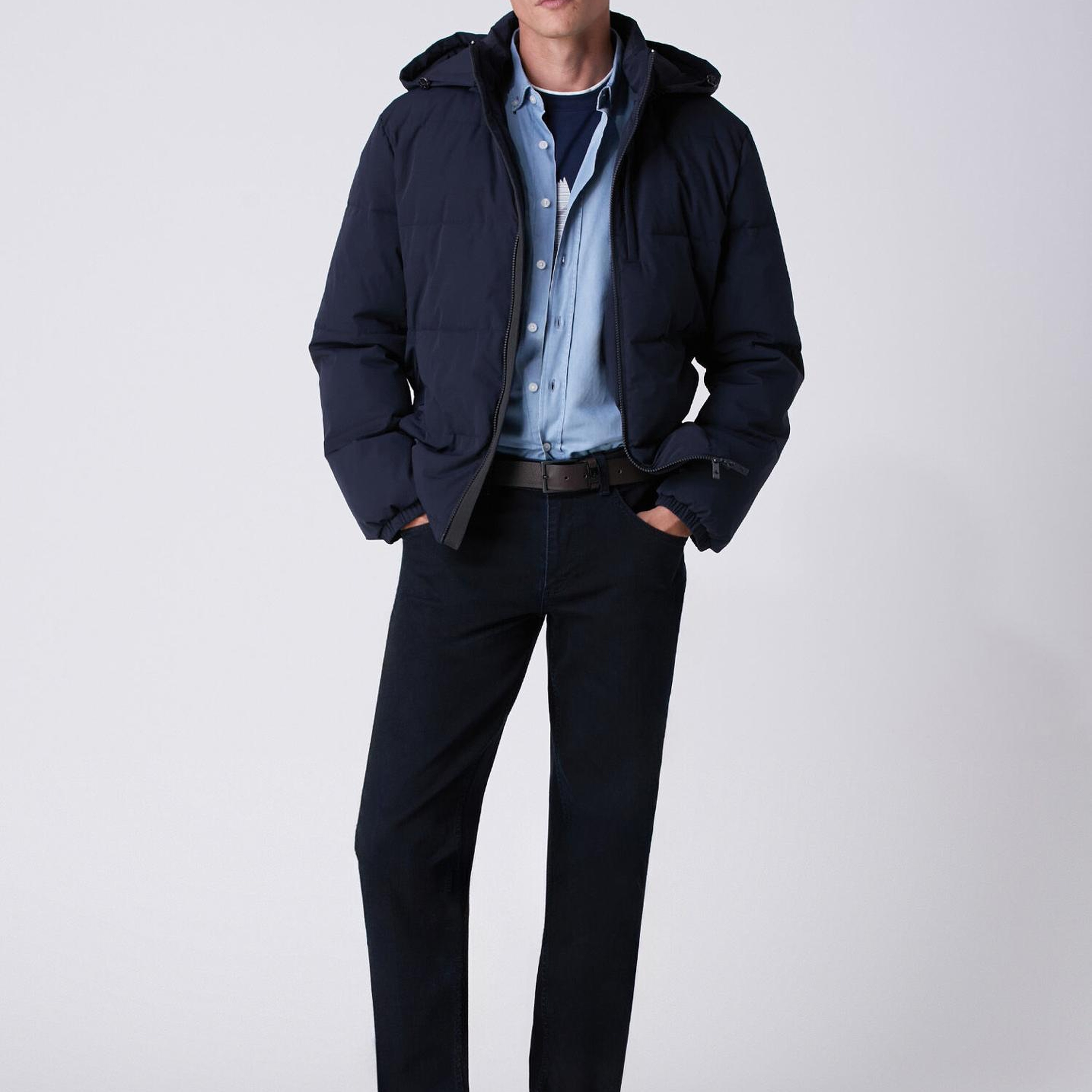 Beymen Club Erkek Mavi Yıkamalı Comfort Fit Jean Gömlek