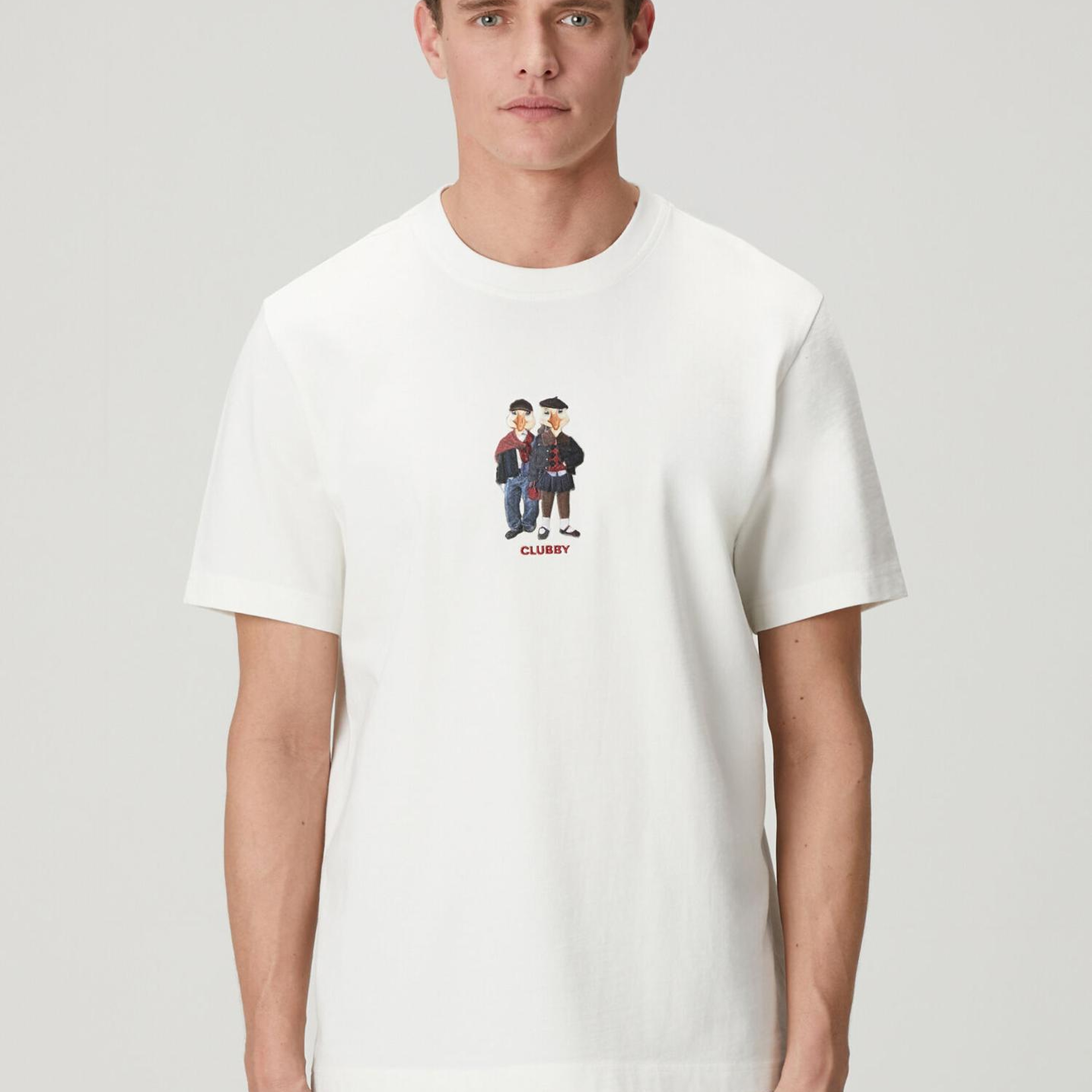 Beymen Club Erkek Beyaz Relax Fit Clubby T-shirt