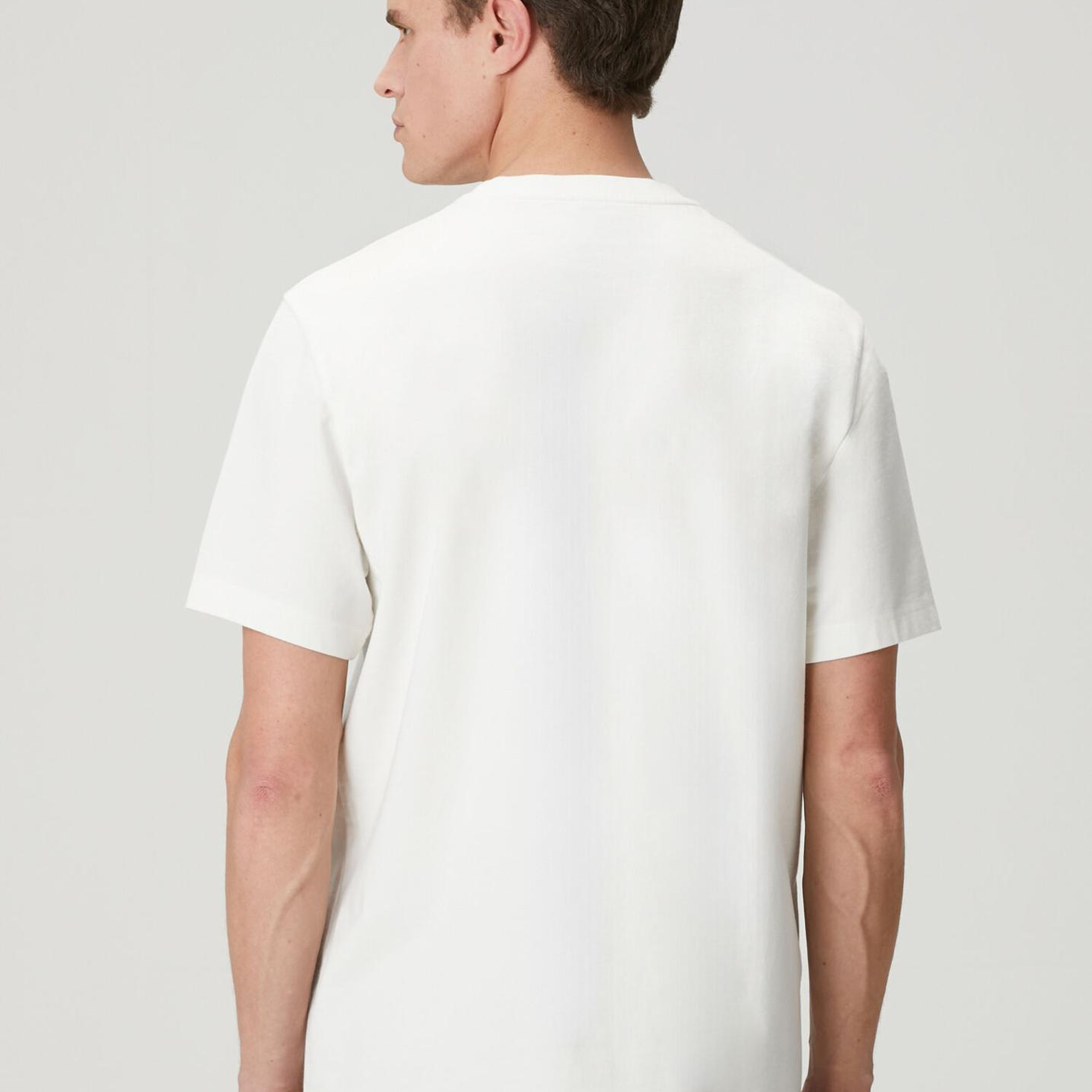 Beymen Club Erkek Beyaz Relax Fit Clubby T-shirt