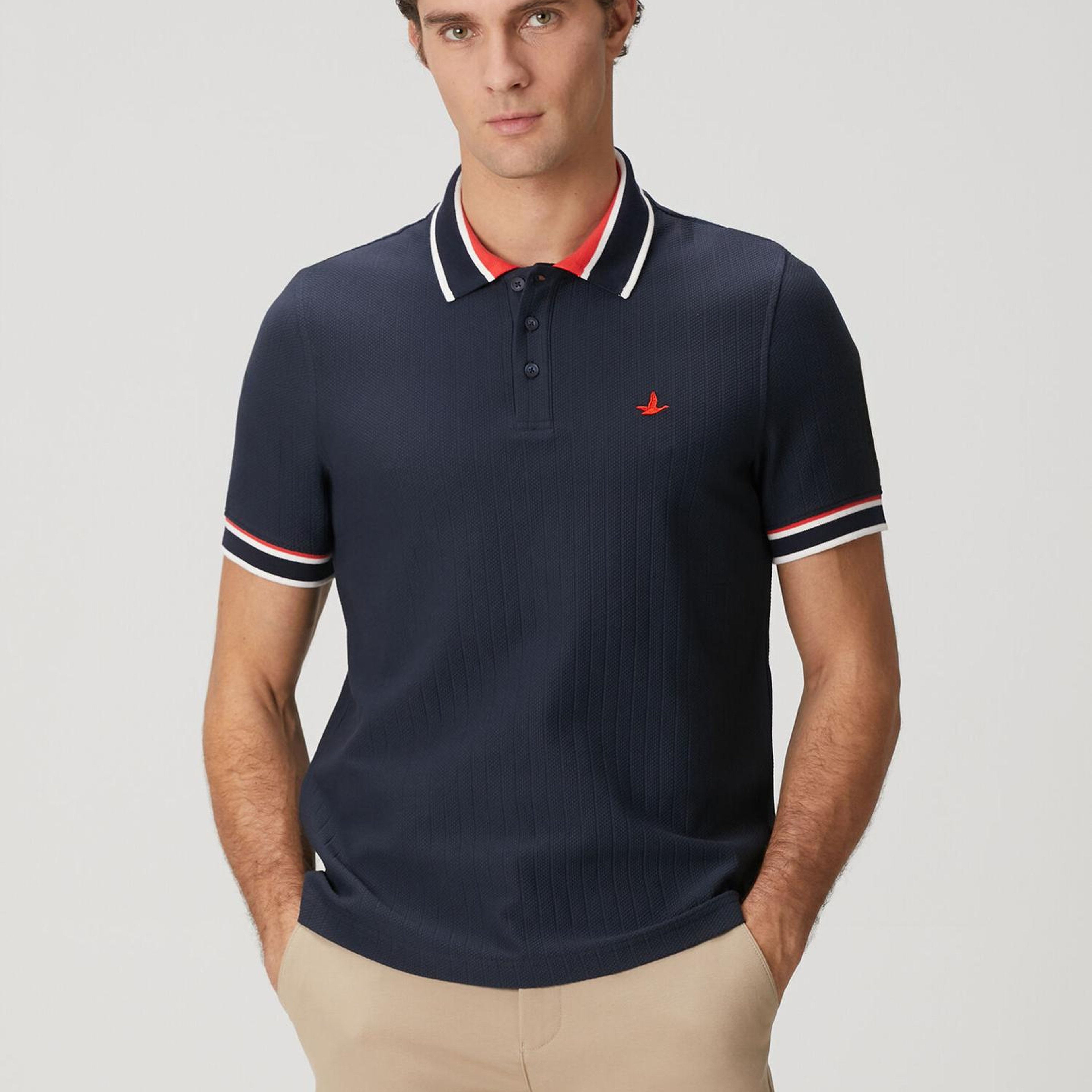 Beymen Club Erkek Comfort Fit Lacivert Polo Yaka T-shirt
