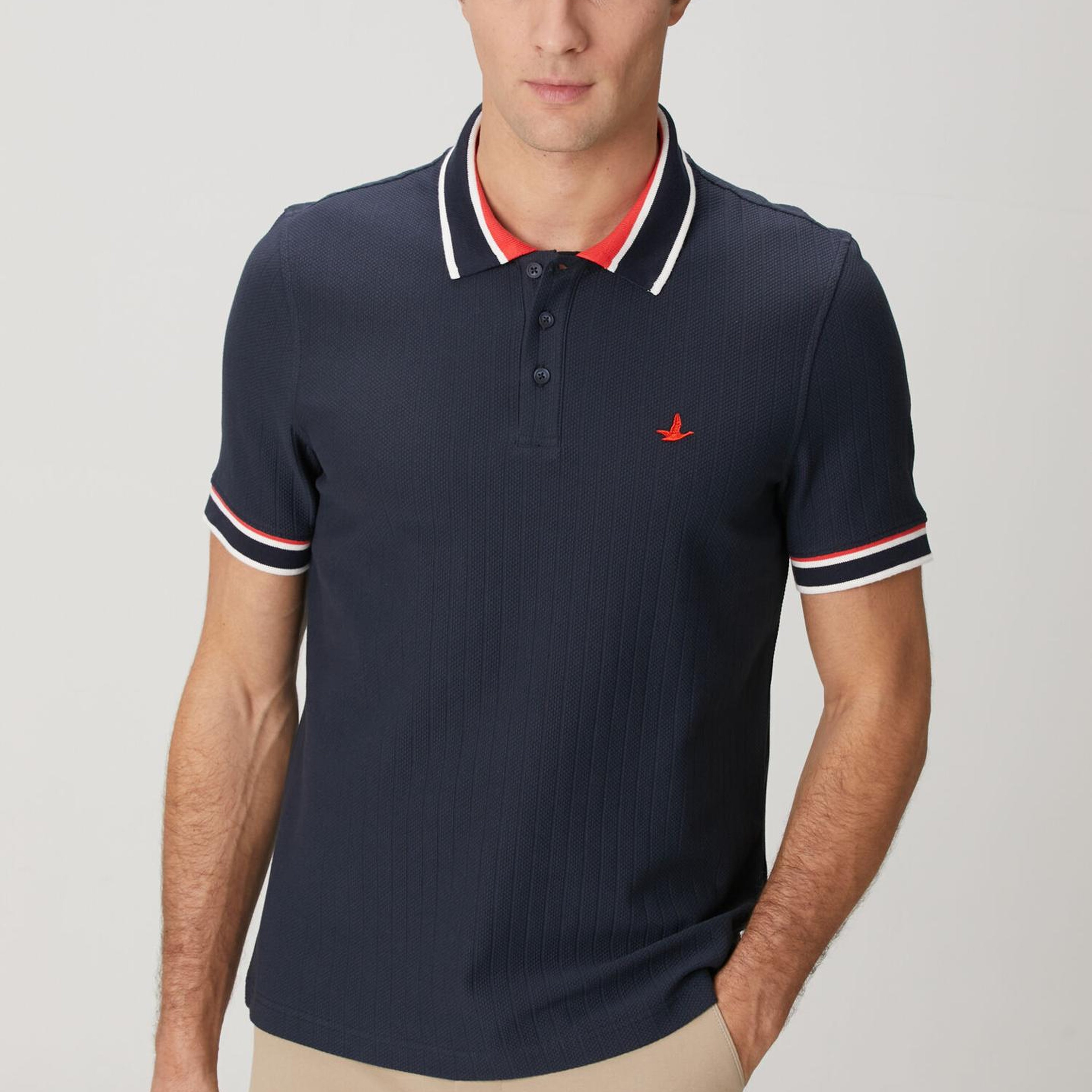 Beymen Club Erkek Comfort Fit Lacivert Polo Yaka T-shirt