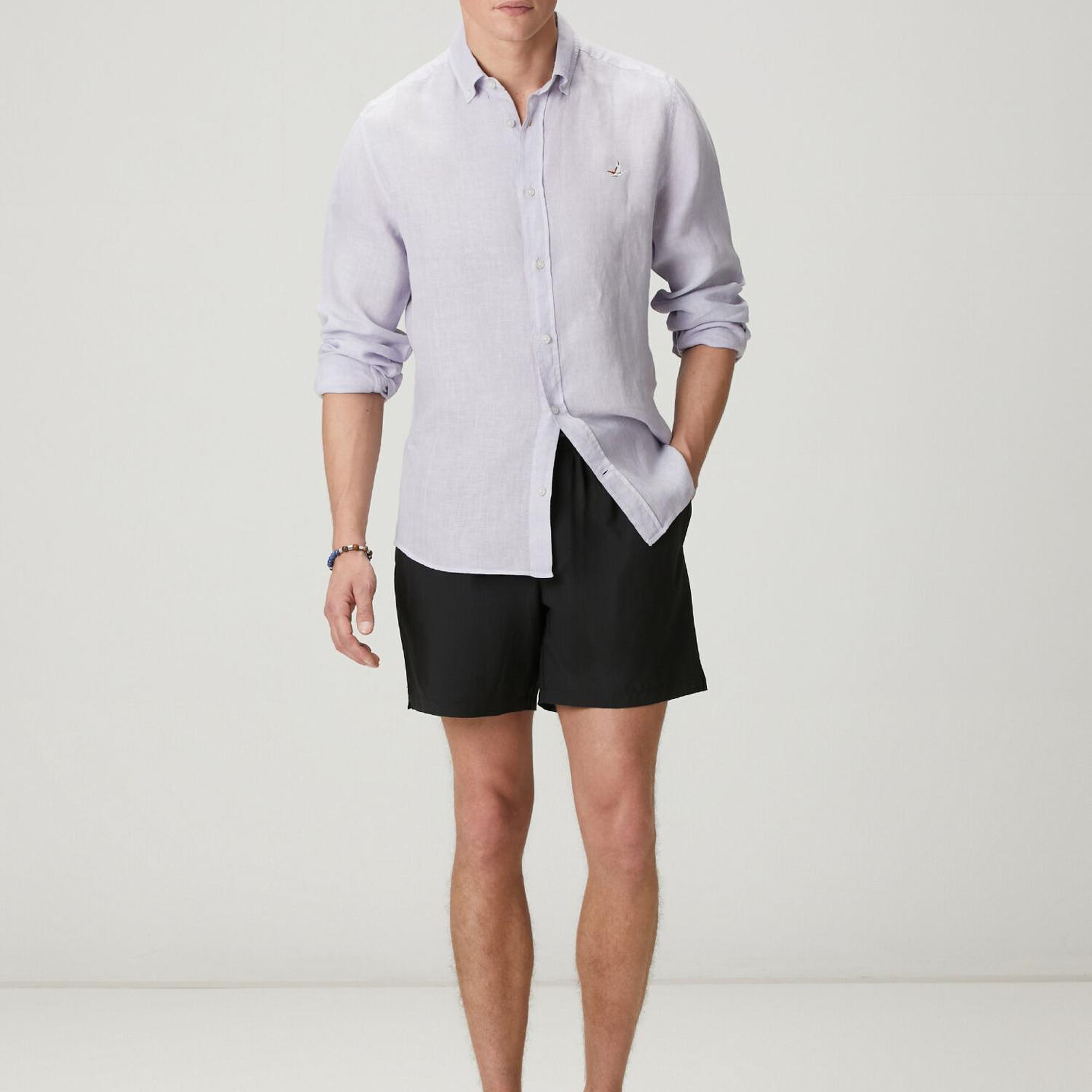 Beymen Club Erkek Siyah Stretch Premium Uzun Mayo