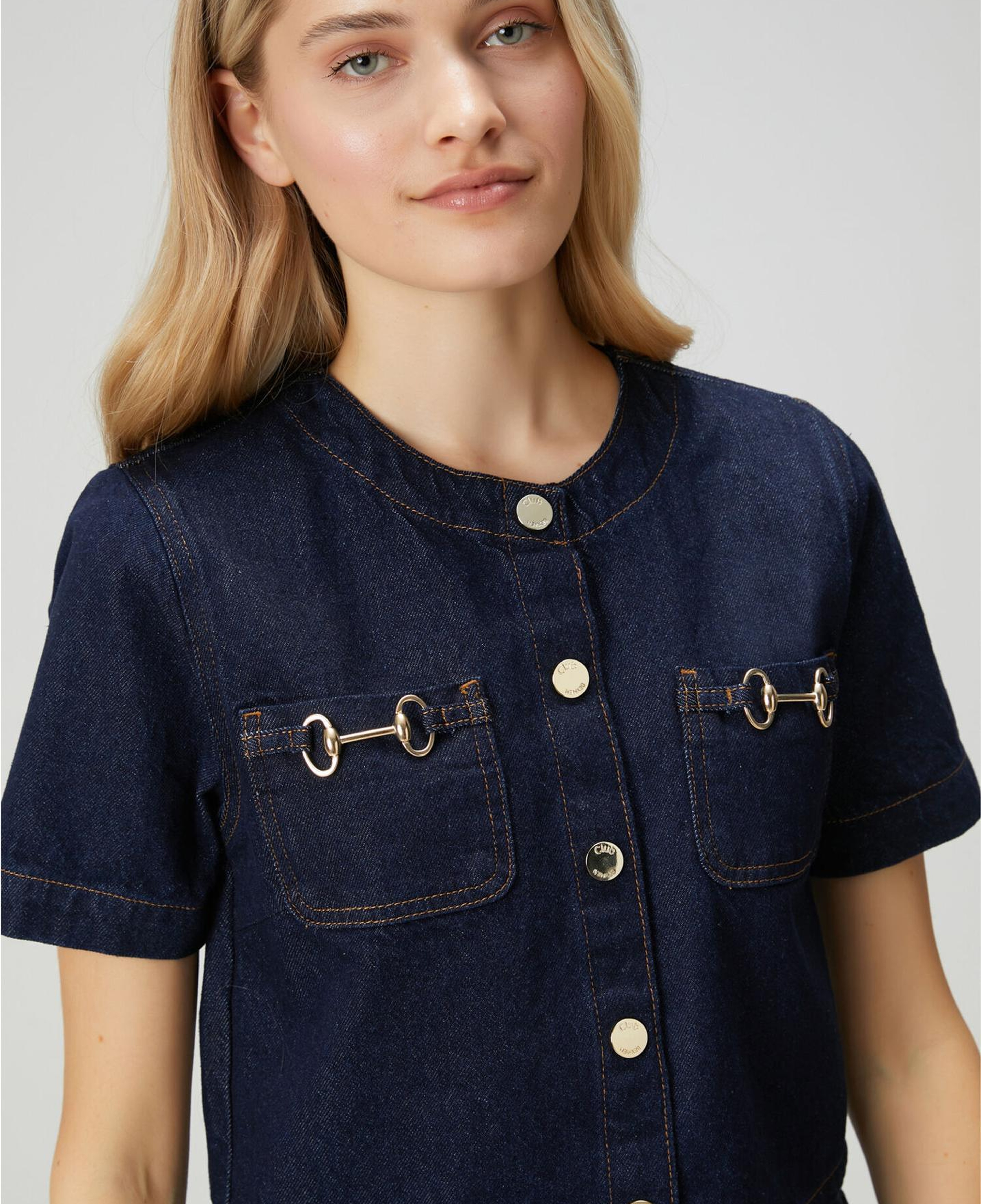 Beymen Club Kadın Indigo Mini Denim Ceket