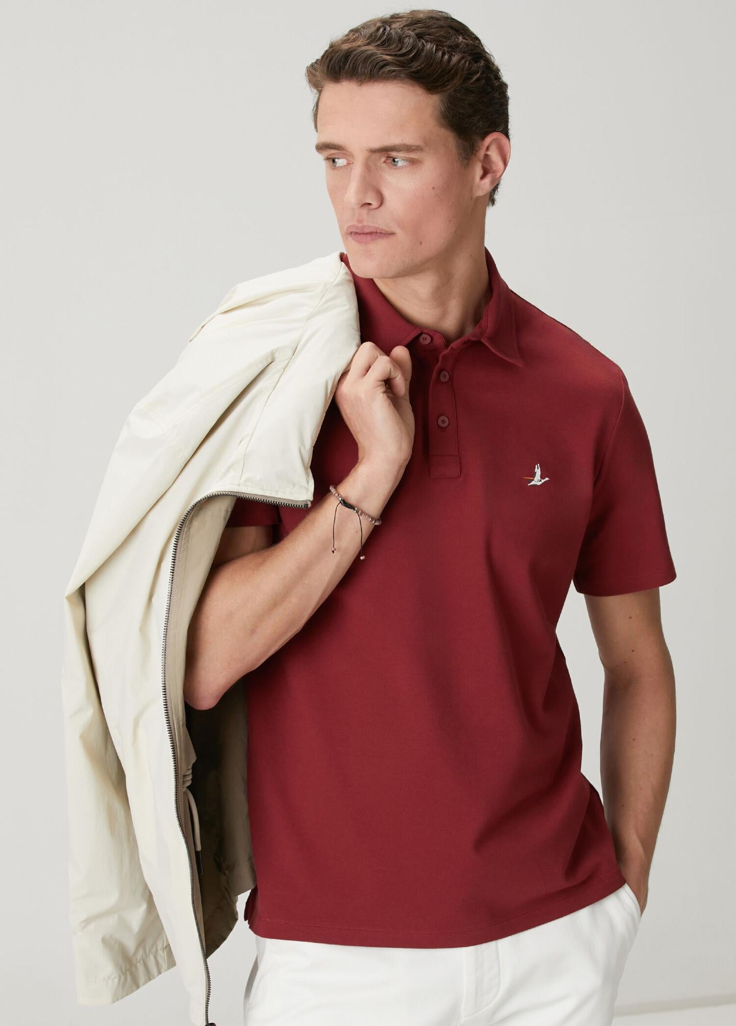 Beymen Club Erkek Comfort Fit Bordo Polo T-shirt